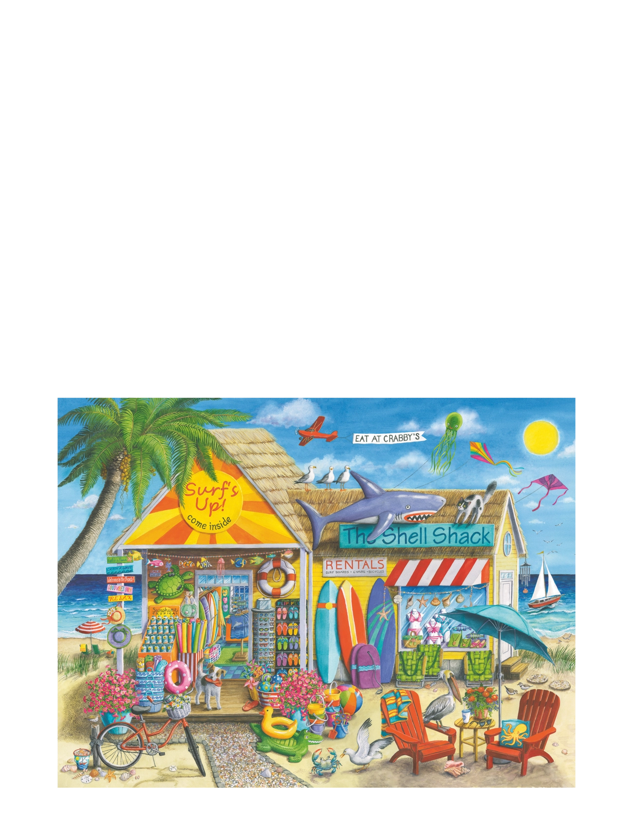 Ravensburger - Surf's Up 1500p - klassiske puslespill - multi coloured - 1