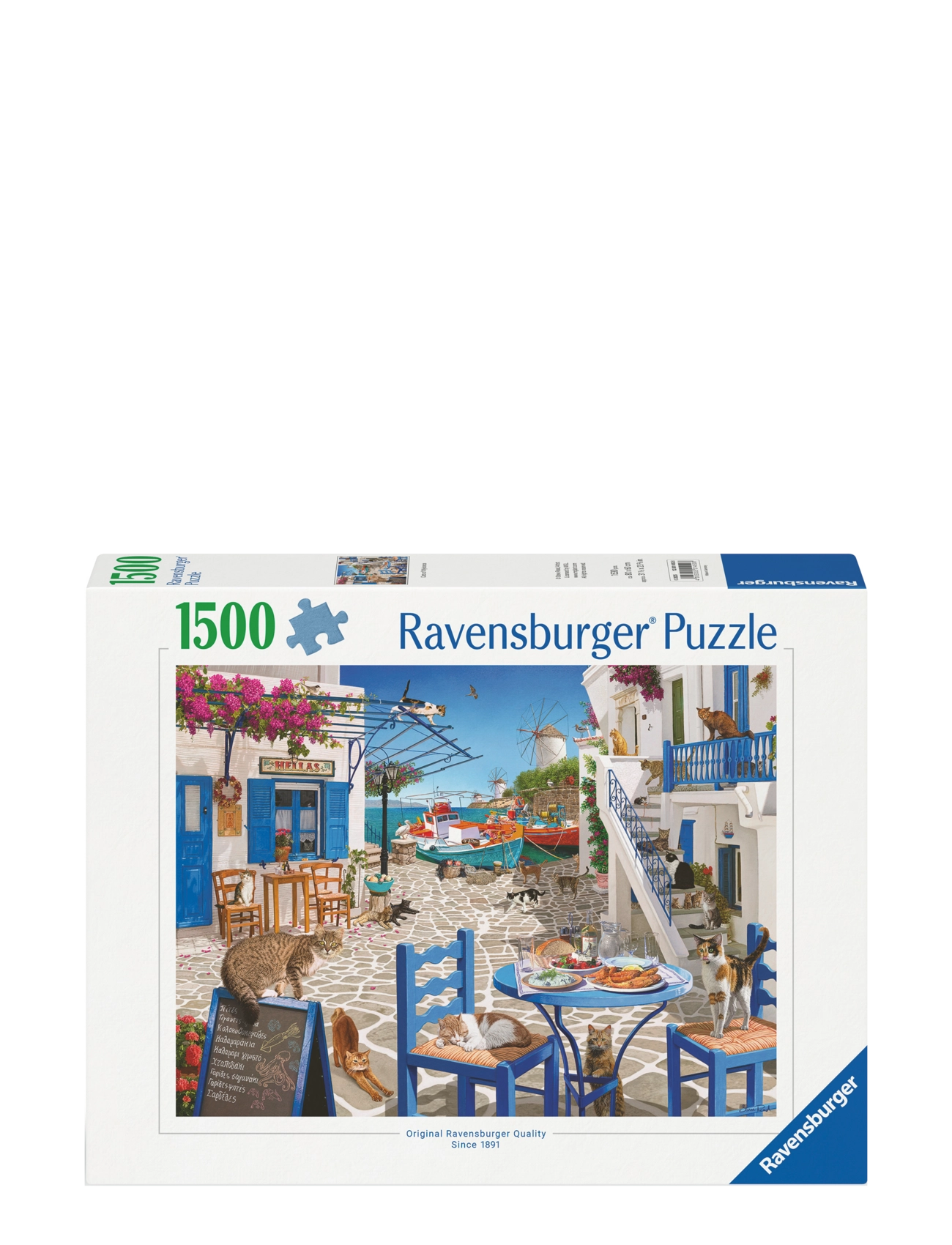 Ravensburger Cats Of Mykonos 1500p - App deal - MULTI COLOURED / multi