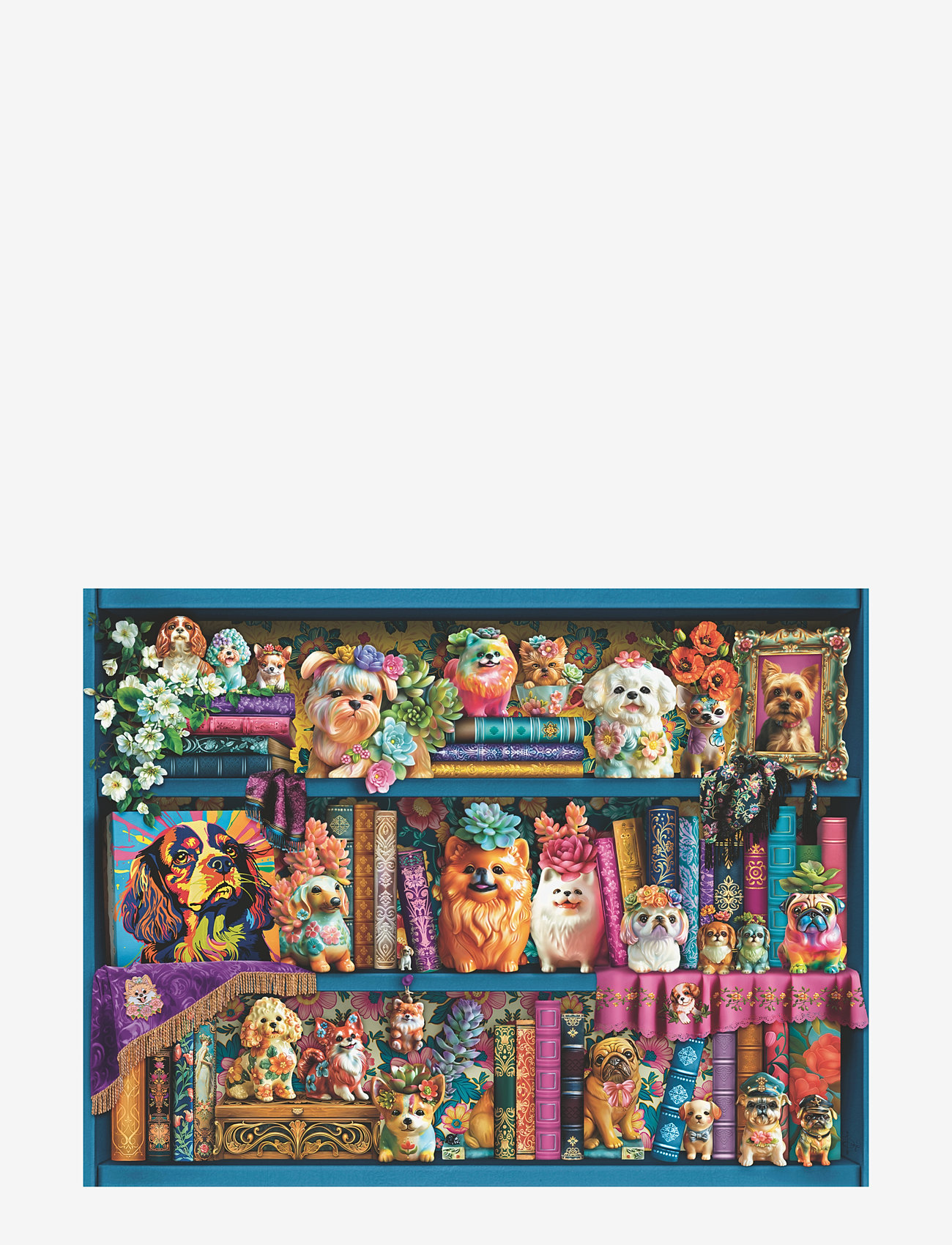 Ravensburger - Precious Porcelain Pups 500p - klassiske puslespil - multi coloured - 1