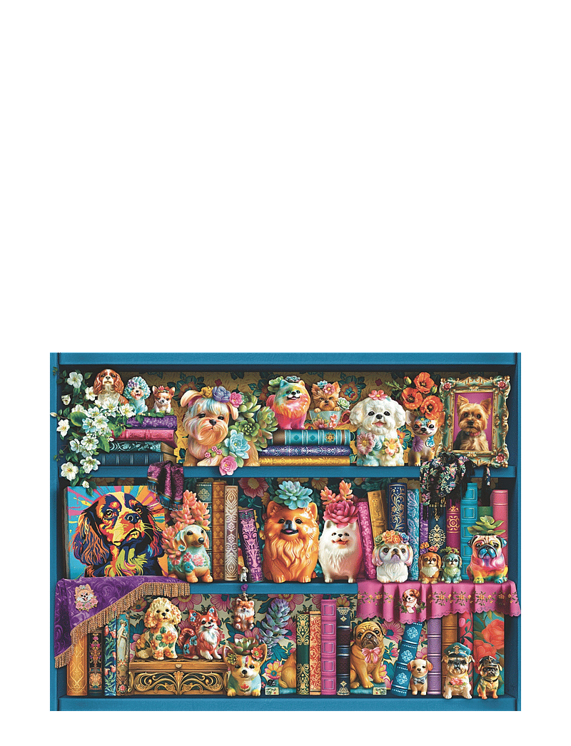 Ravensburger - Precious Porcelain Pups 500p - klassísk púsl - multi coloured - 1