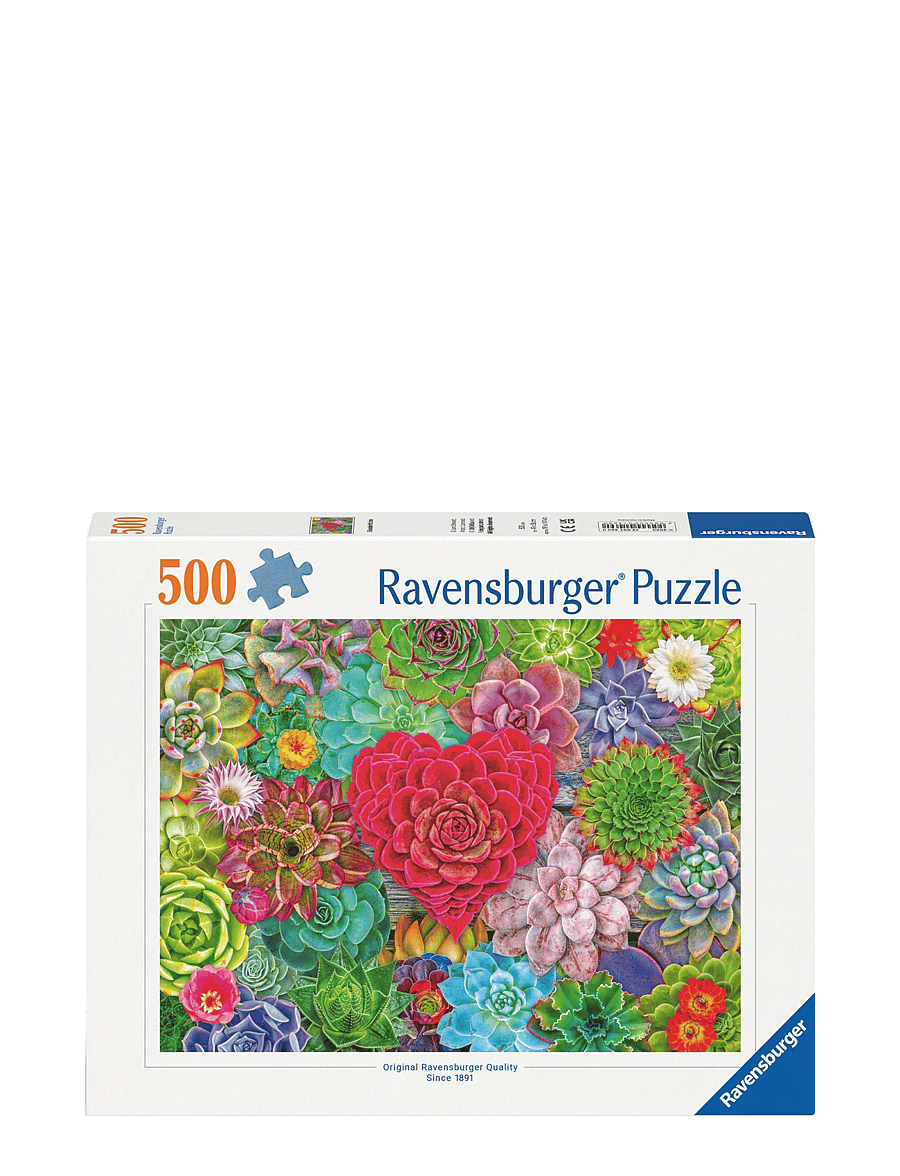 Ravensburger - Succulent Love 500p - klassísk púsl - multi coloured - 0