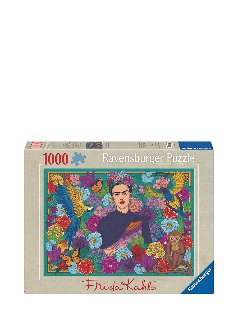 Ravensburger - Frida Kahlo’s Paradise: Parrot, Monkey and Blooms 1000p - klassísk púsl - multi coloured - 0