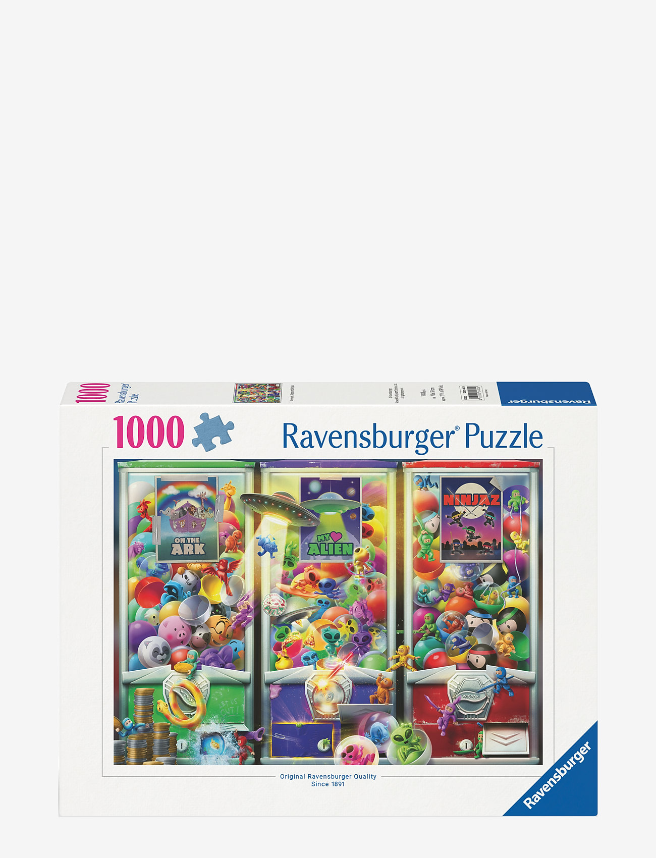 Ravensburger - Animals, Aliens & Ninjas 1000p - classic puzzles - multi coloured - 0