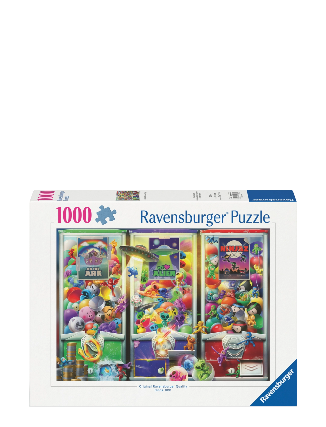 Ravensburger Animals, Aliens & Ninjas 1000p - 4 for 3 - MULTI COLOURED / multi