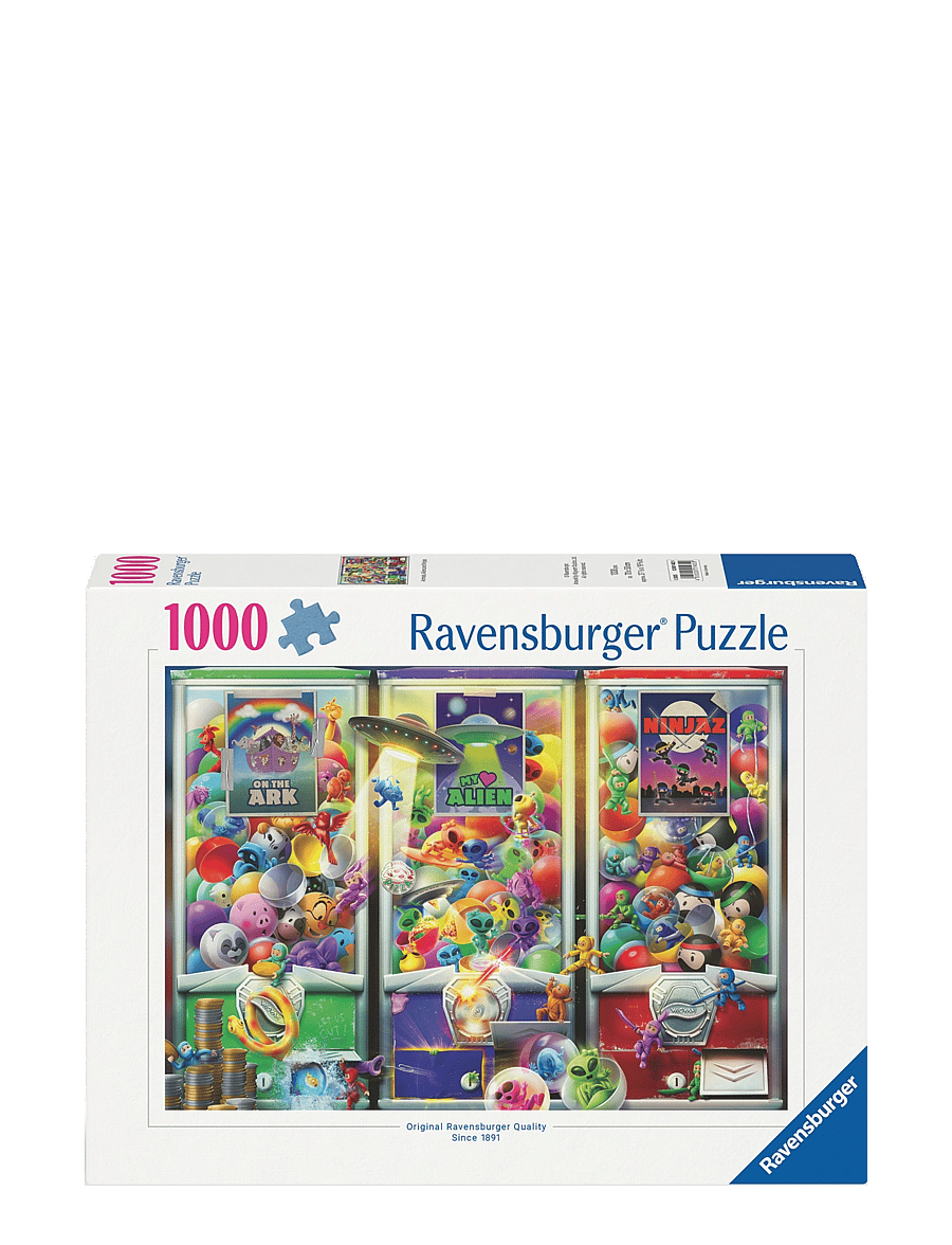 Ravensburger - Animals, Aliens & Ninjas 1000p - klassísk púsl - multi coloured - 0