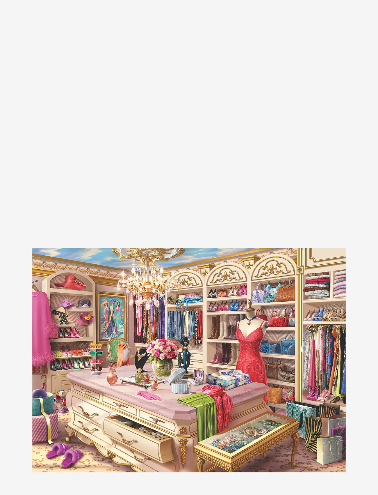 Ravensburger - The Coveted Closet 1000p - classic puzzles - multi coloured - 1