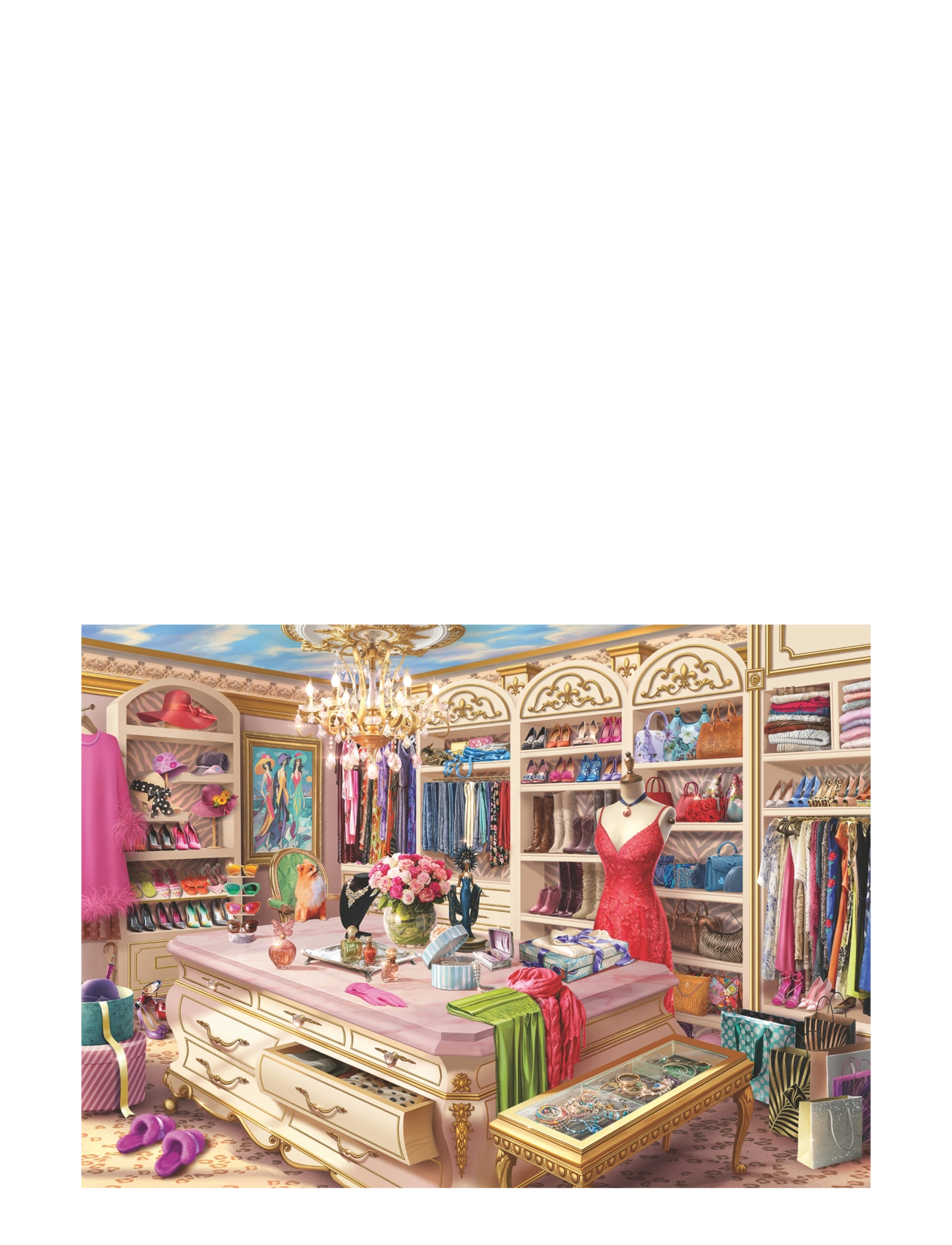 Ravensburger - The Coveted Closet 1000p - klassiske puslespil - multi coloured - 1