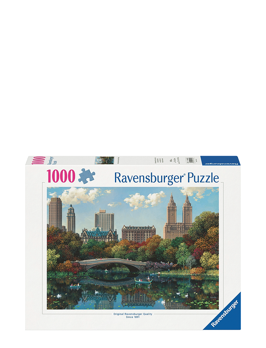 Ravensburger - NY Central Park, Bow Bridge 1000p - klassísk púsl - multi coloured - 0
