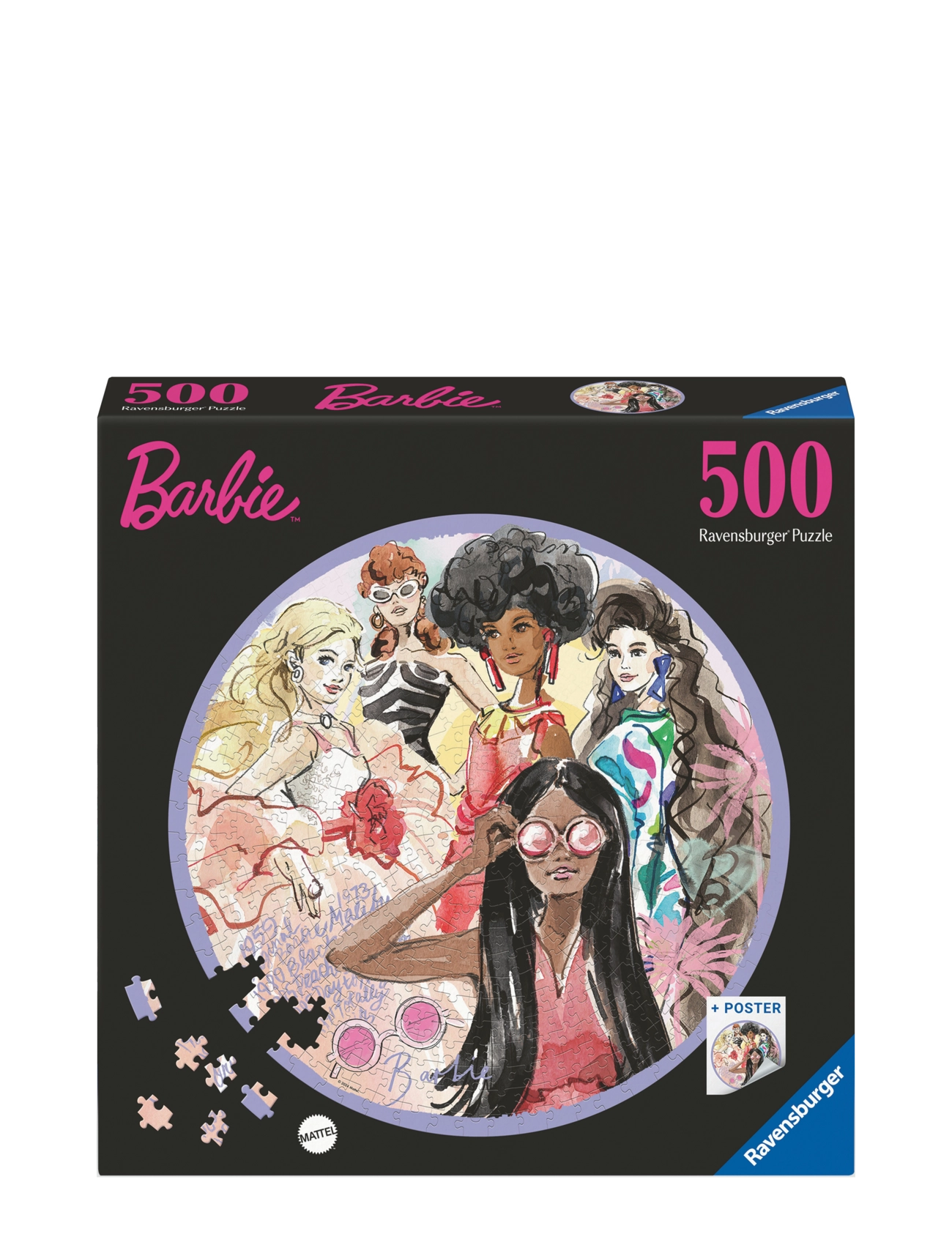 Ravensburger Barbie 500p Circular - 4 for 3 - MULTI COLOURED / multi