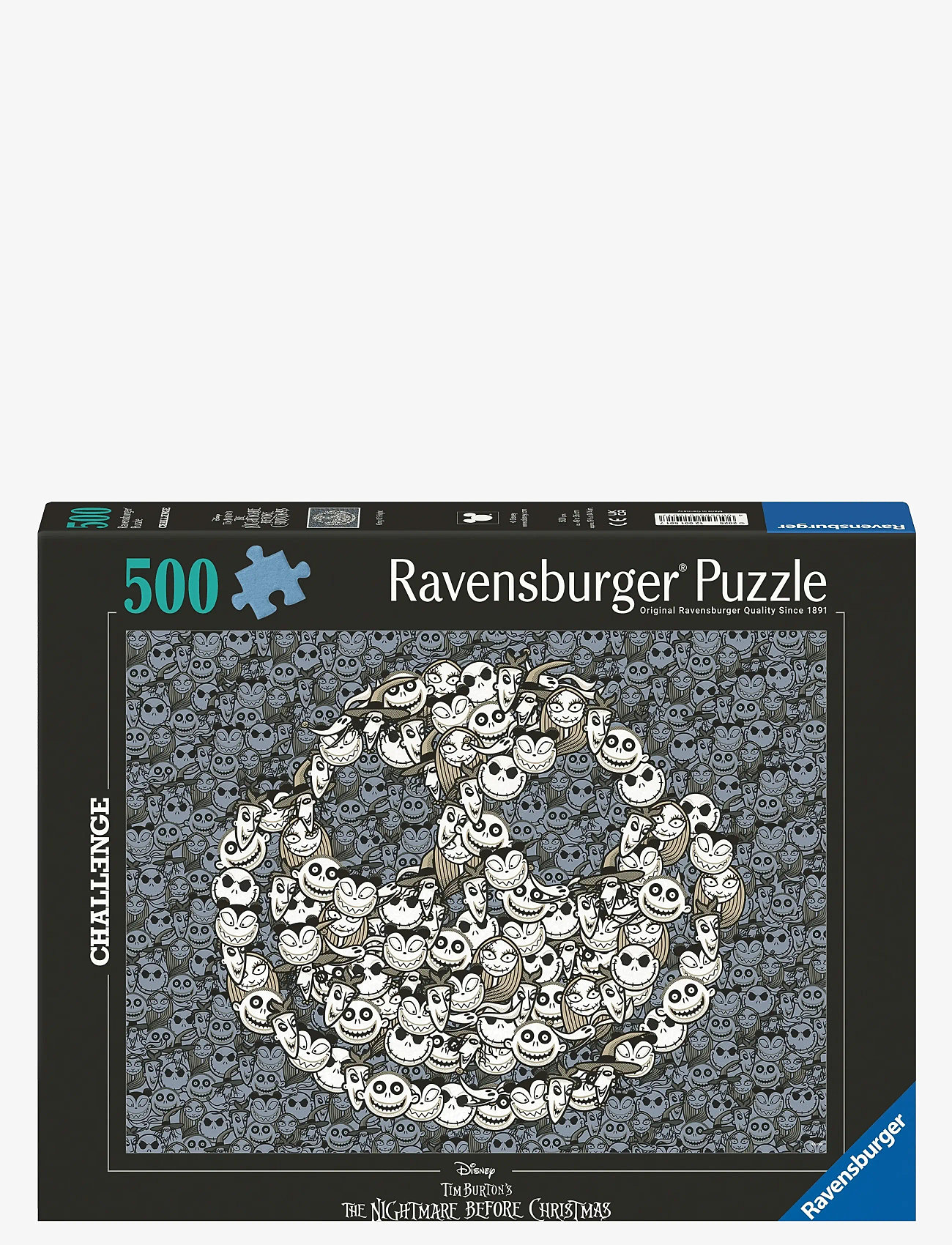 Ravensburger - Nightmare Before Christmas 500p - klassiska pussel - multi coloured - 0