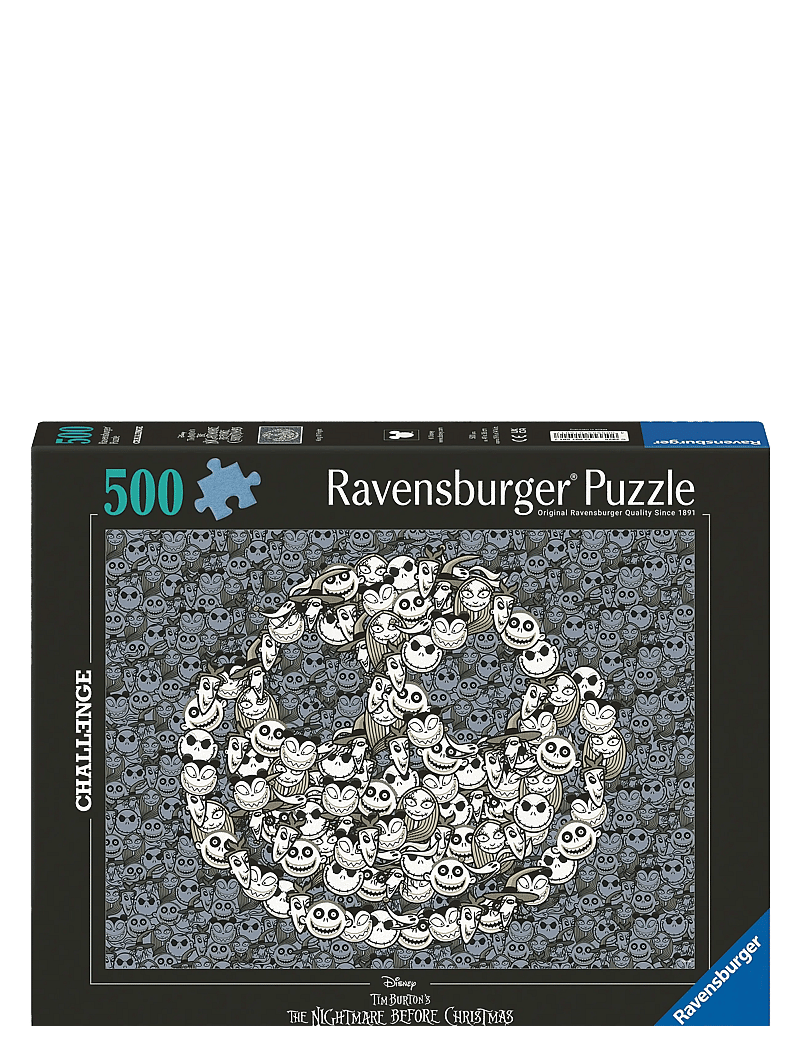 Ravensburger - Nightmare Before Christmas 500p - klassísk púsl - multi coloured - 0