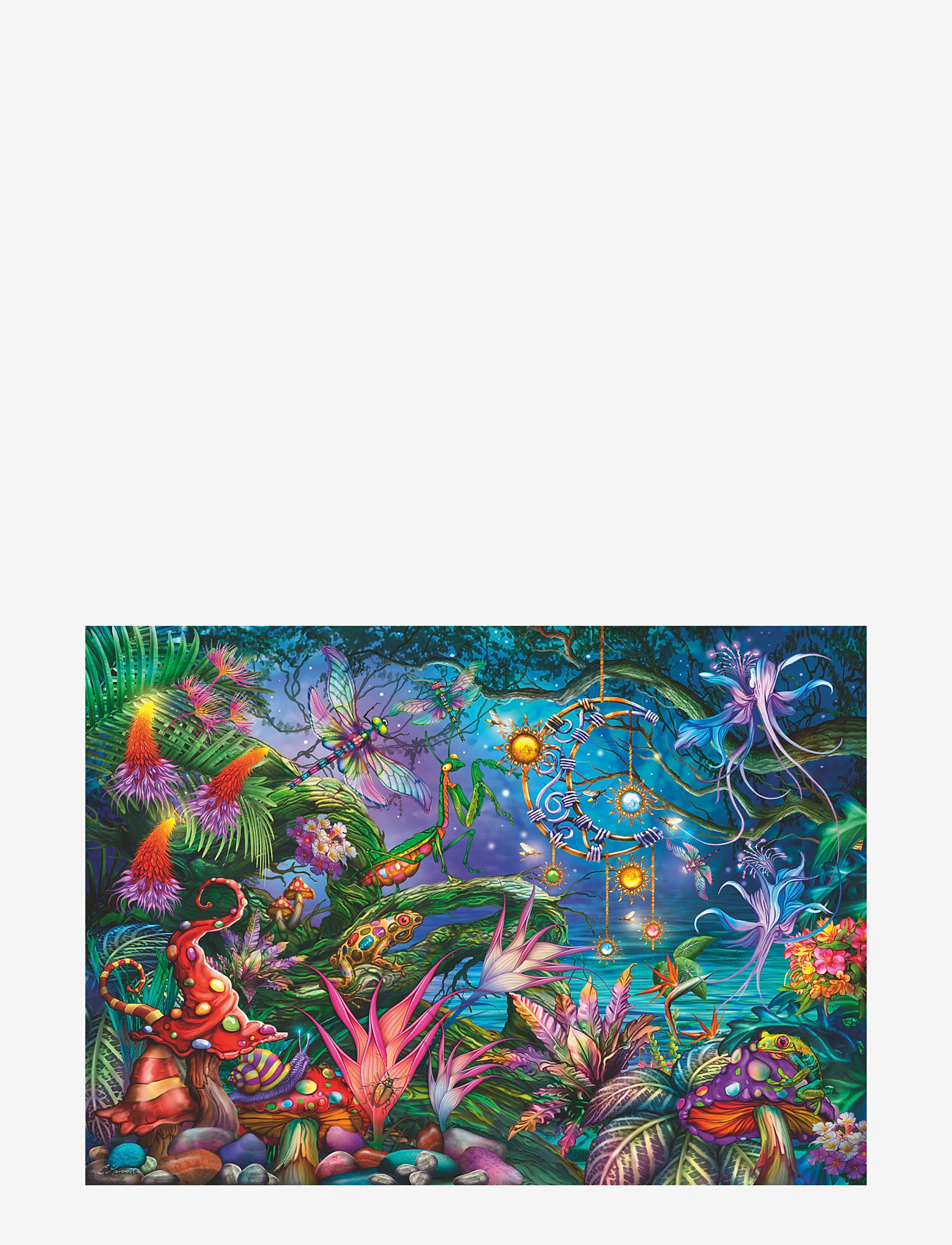 Ravensburger - Regnbuedrømmeri 1000p - classic puzzles - multi coloured - 1