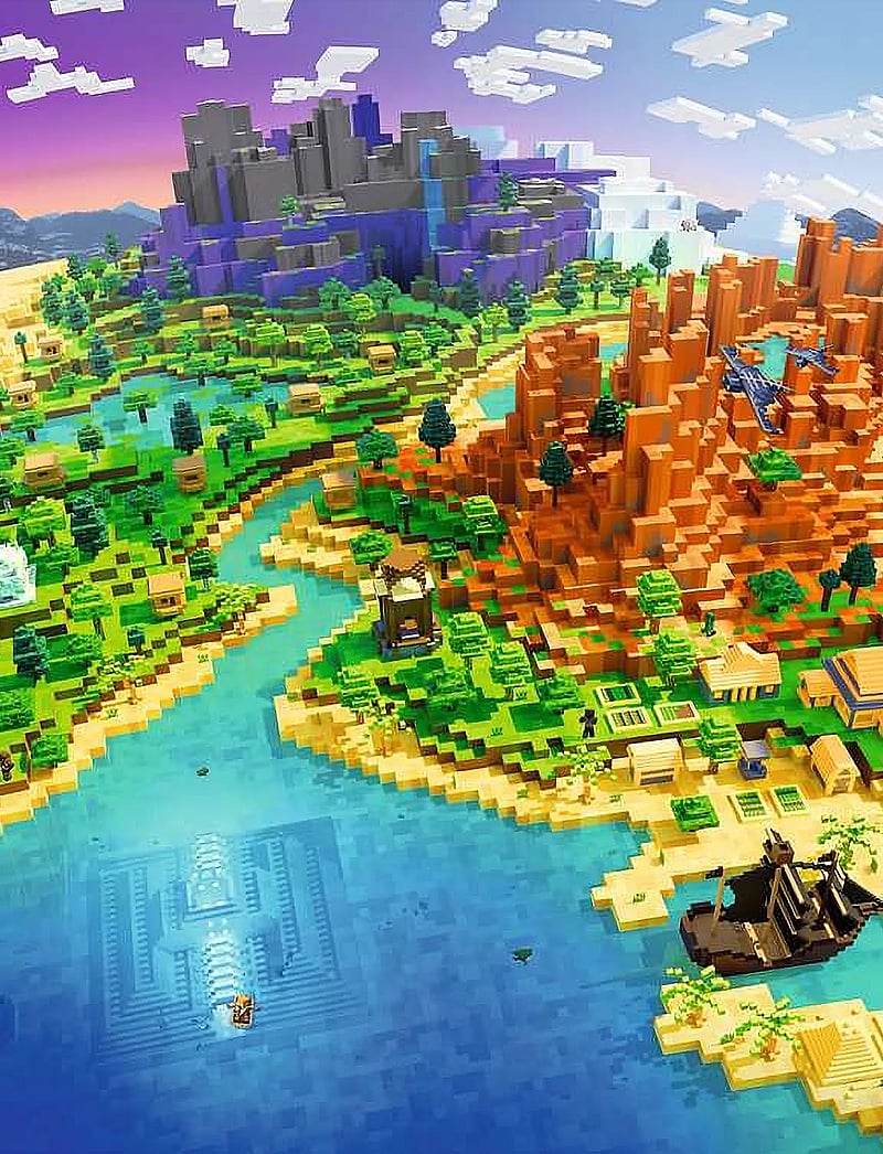 Ravensburger - World of Minecraft 500p - klassísk púsl - multi coloured - 2