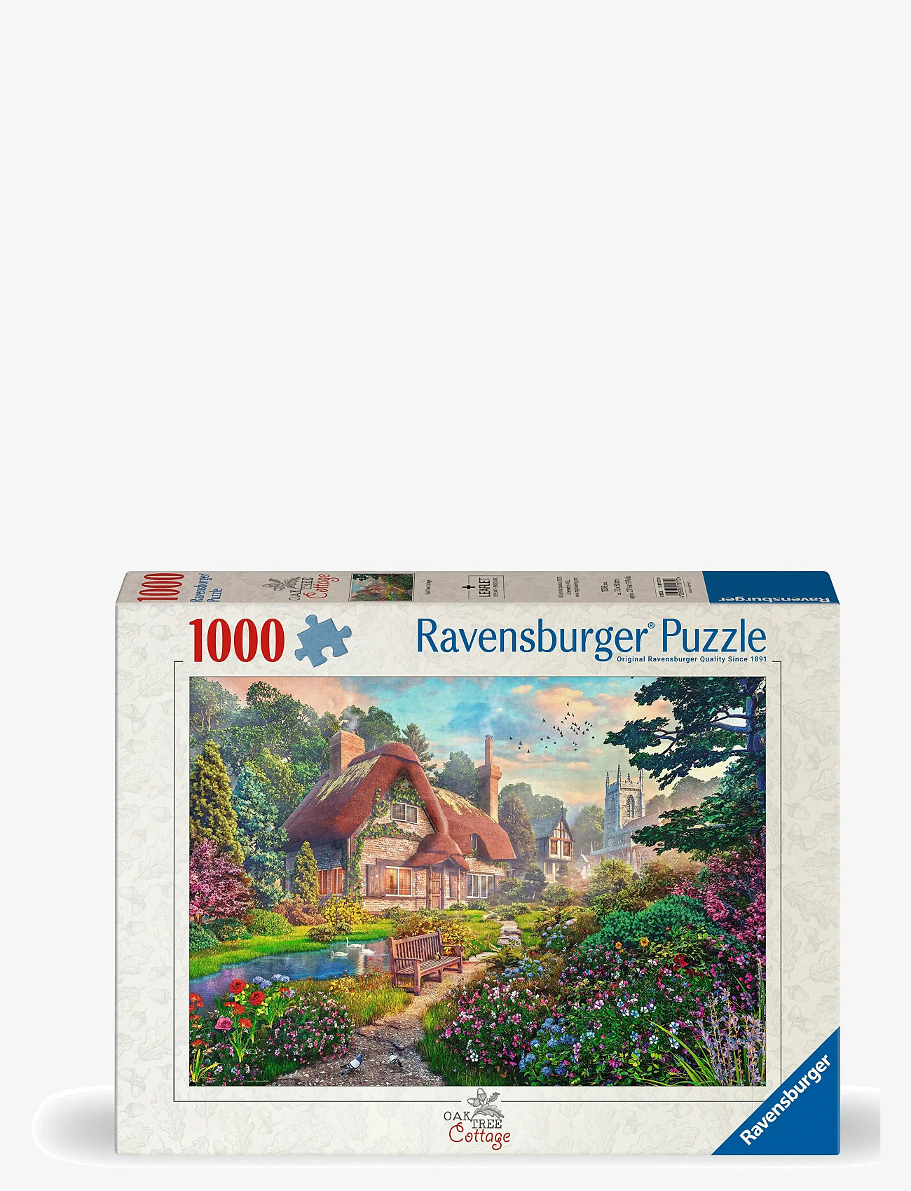 Ravensburger - Oak Tree Cottage 1000p - klassiska pussel - multi coloured - 0