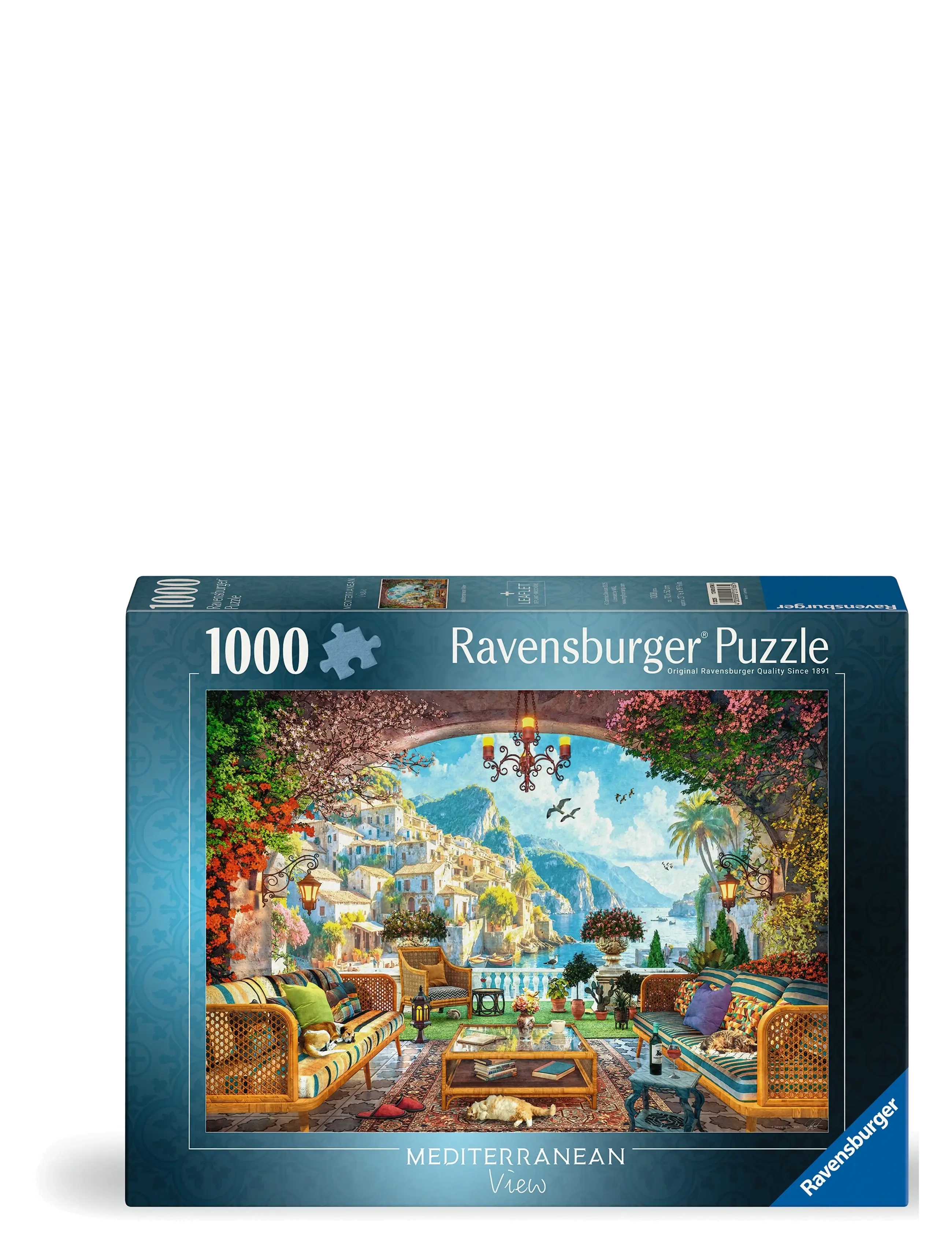 Ravensburger Mediterranean Terrace View 1000p - App deal - MULTI COLOURED / multi
