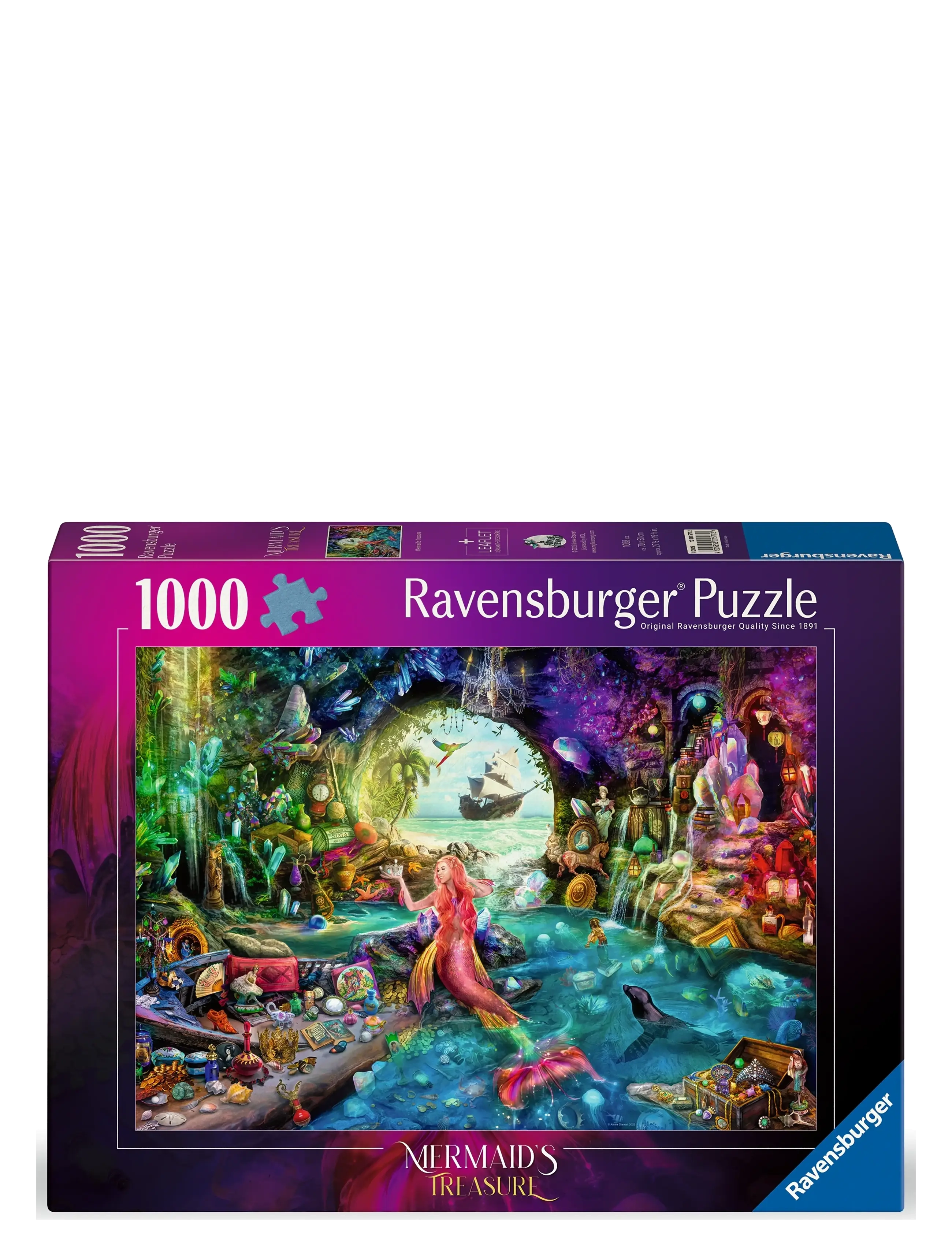 Ravensburger Mermaid's Treasure 1000p - Legetøj - MULTI COLOURED / multi
