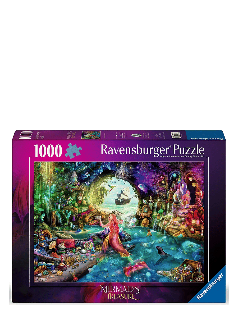 Ravensburger - Mermaid's Treasure 1000p - klassísk púsl - multi coloured - 0