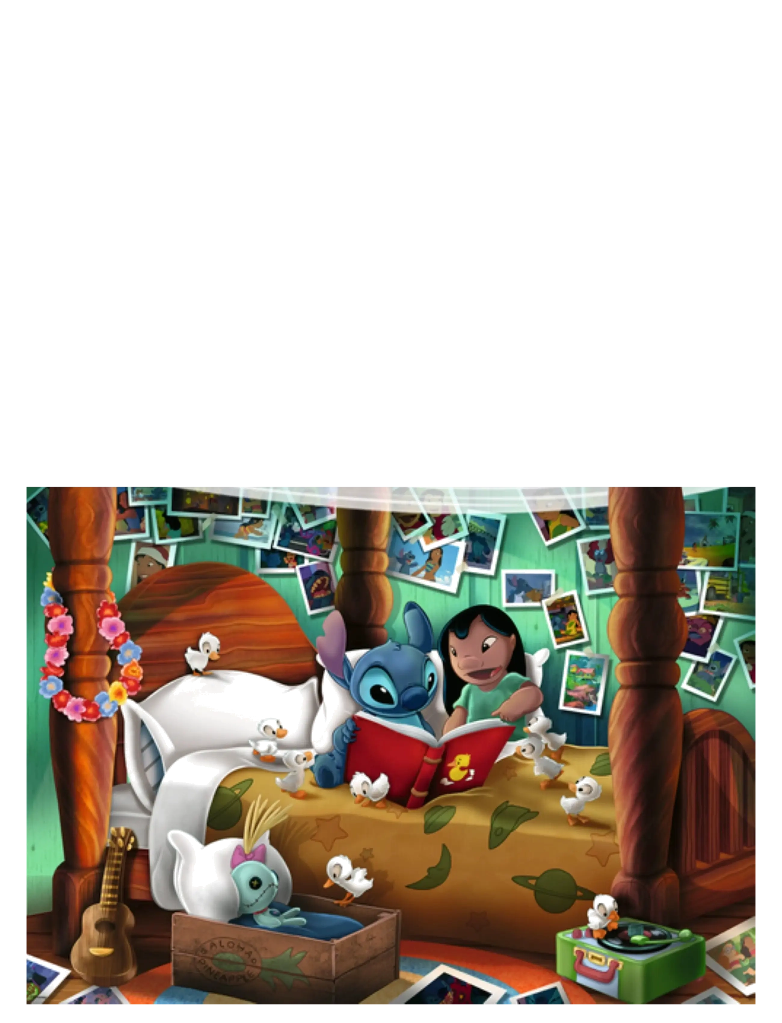 Ravensburger - Lilo & Stitch 1000p - klassiske puslespil - multi coloured - 1