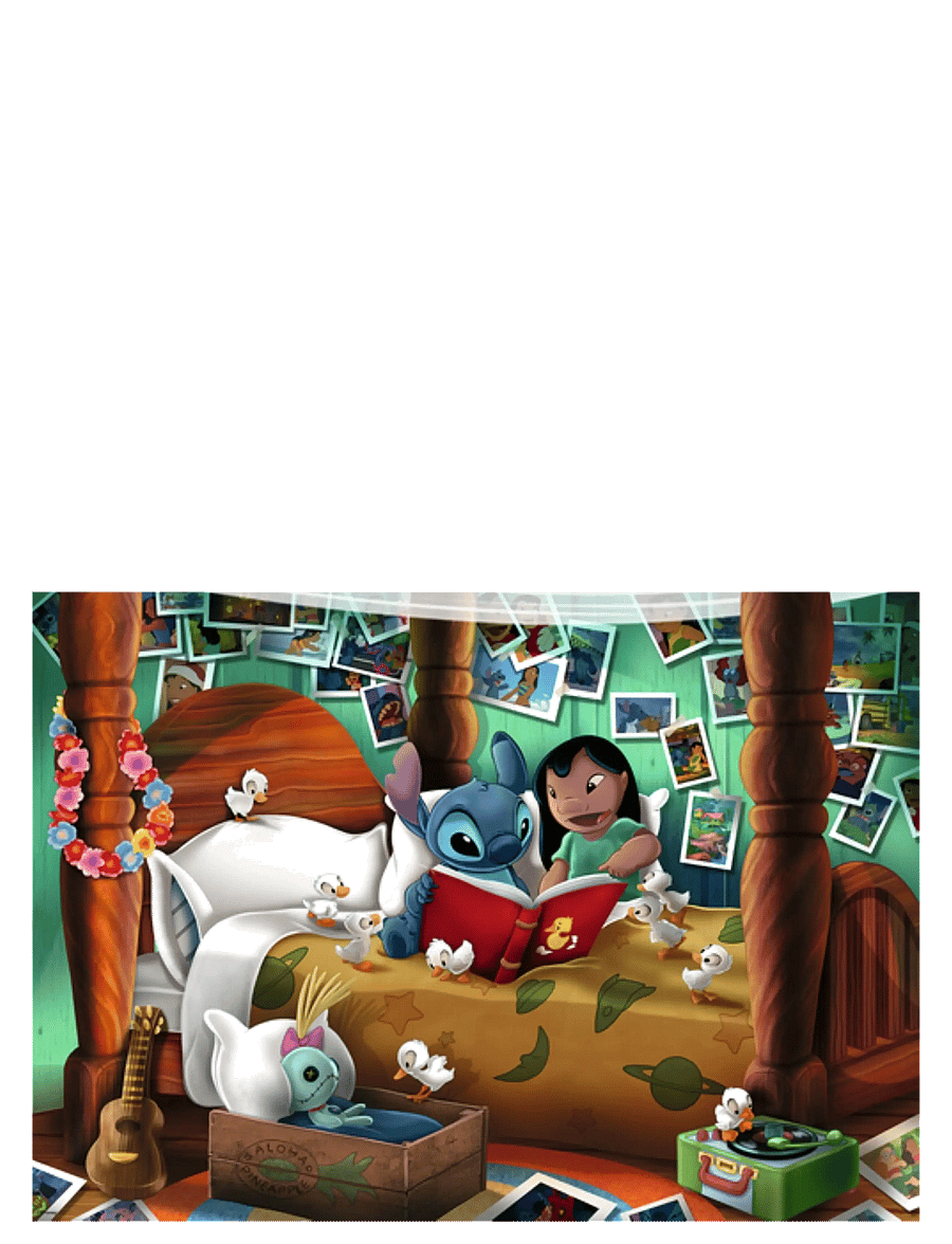 Ravensburger - Lilo & Stitch 1000p - classic puzzles - multi coloured - 1