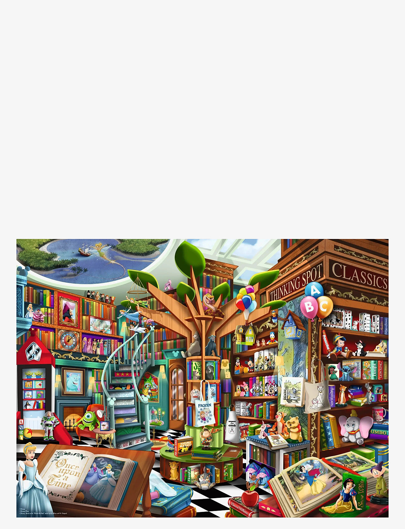 Ravensburger - Disney Story Book 1500p - klassiske puslespil - multi coloured - 1