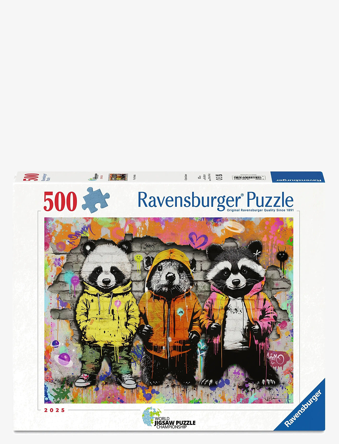 Ravensburger - Animal Graffiti 500p - klassiska pussel - multi coloured - 0