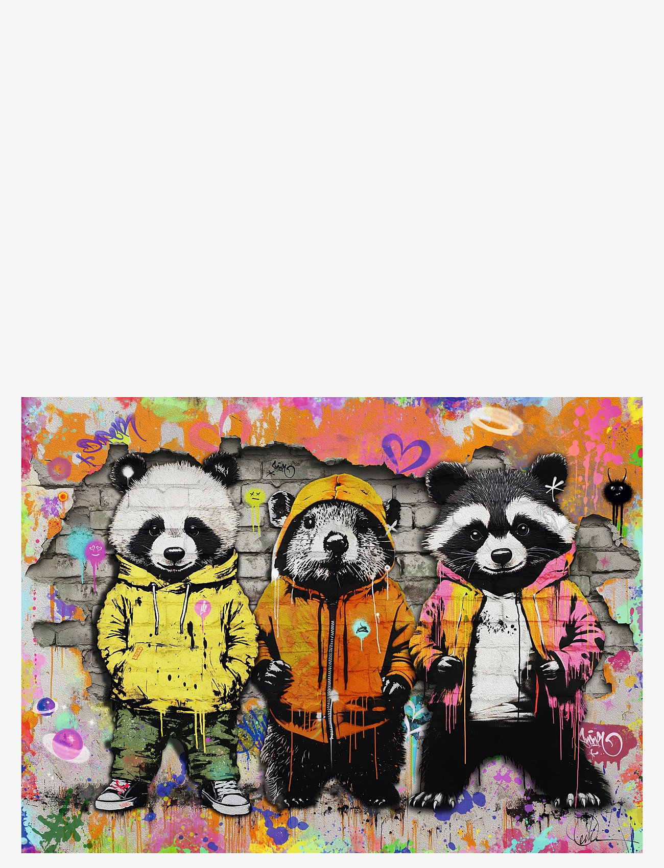Ravensburger - Animal Graffiti 500p - klassiska pussel - multi coloured - 1
