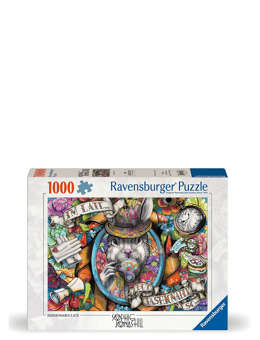 Ravensburger - Fashionably Late 1000p - klassísk púsl - multi coloured - 0