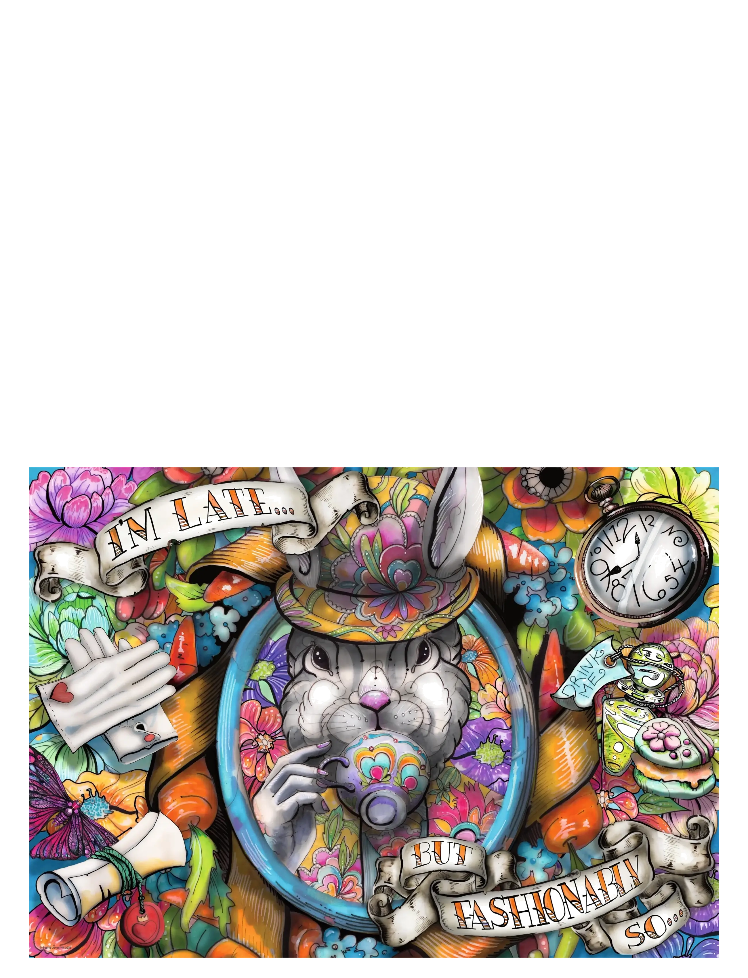 Ravensburger - Fashionably Late 1000p - pussel - multi coloured - 1