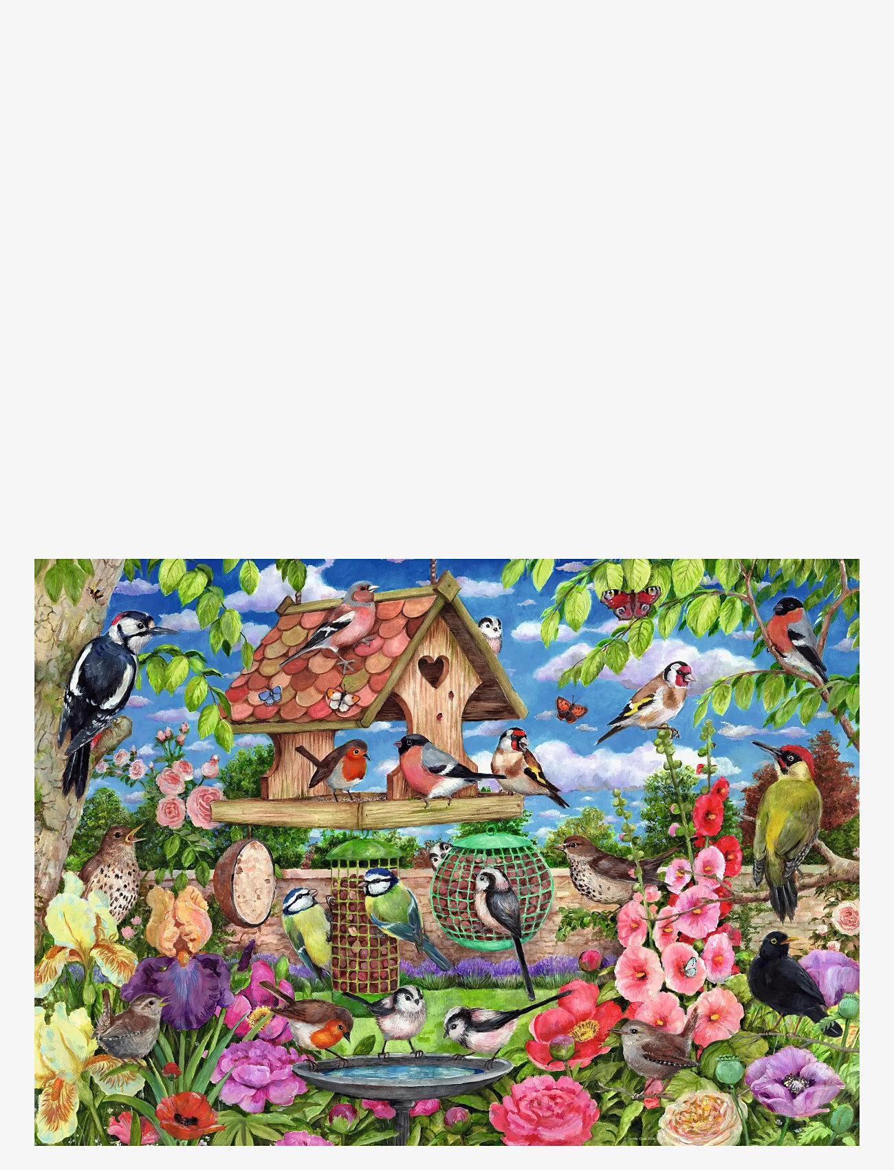 Ravensburger - The Bird Table 1000p - klassiske puslespil - multi coloured - 1