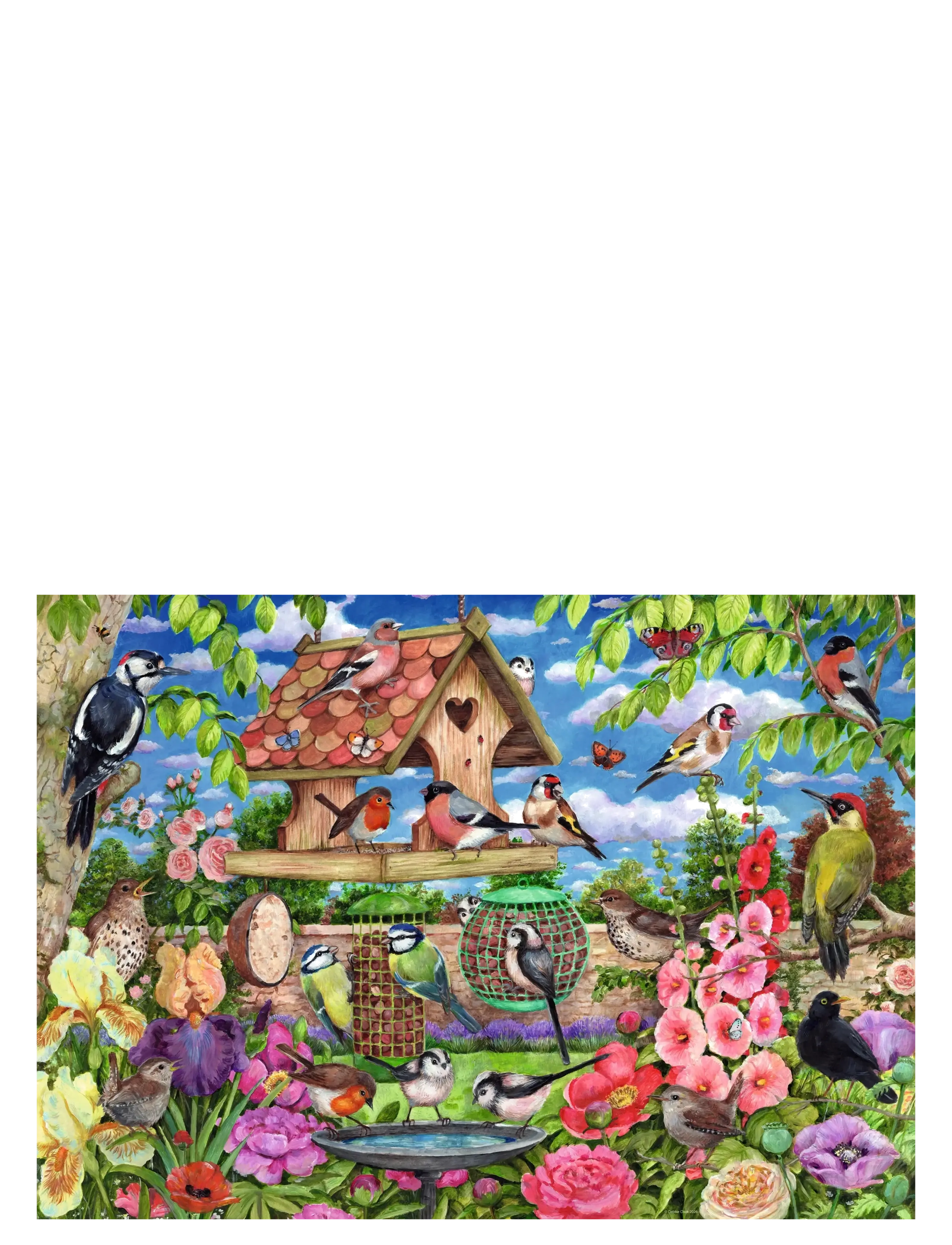 Ravensburger - The Bird Table 1000p - klassiske puslespil - multi coloured - 1