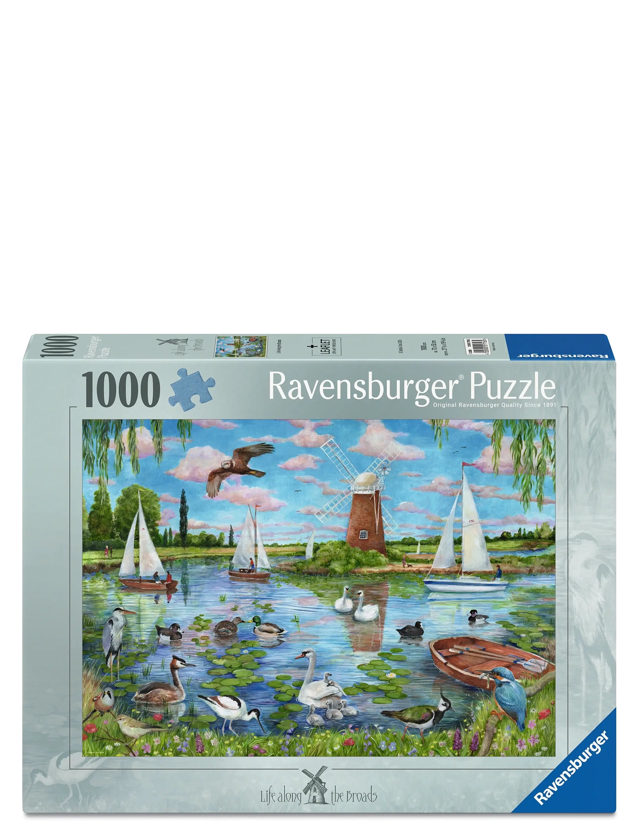 Ravensburger Life along the Broads 1000p - Legetøj - MULTI COLOURED / blue