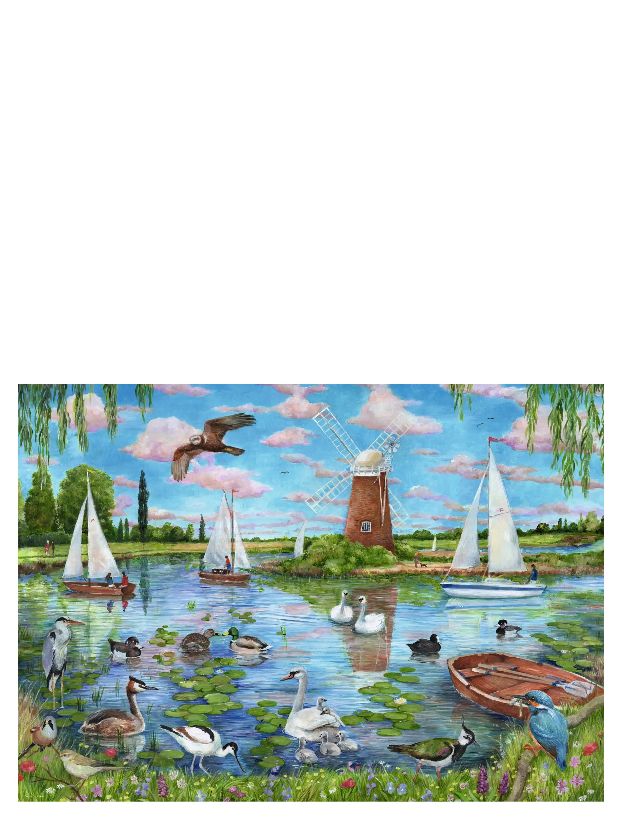 Ravensburger - Life along the Broads 1000p - klassiset palapelit - multi coloured - 1