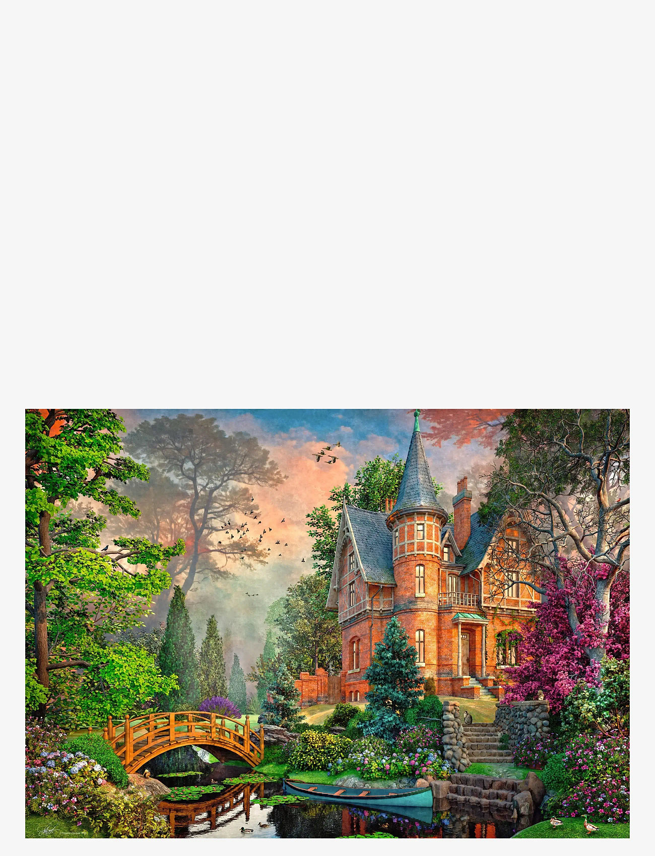 Ravensburger - Terracotta Mansion 1000p - klassiska pussel - multi coloured - 1