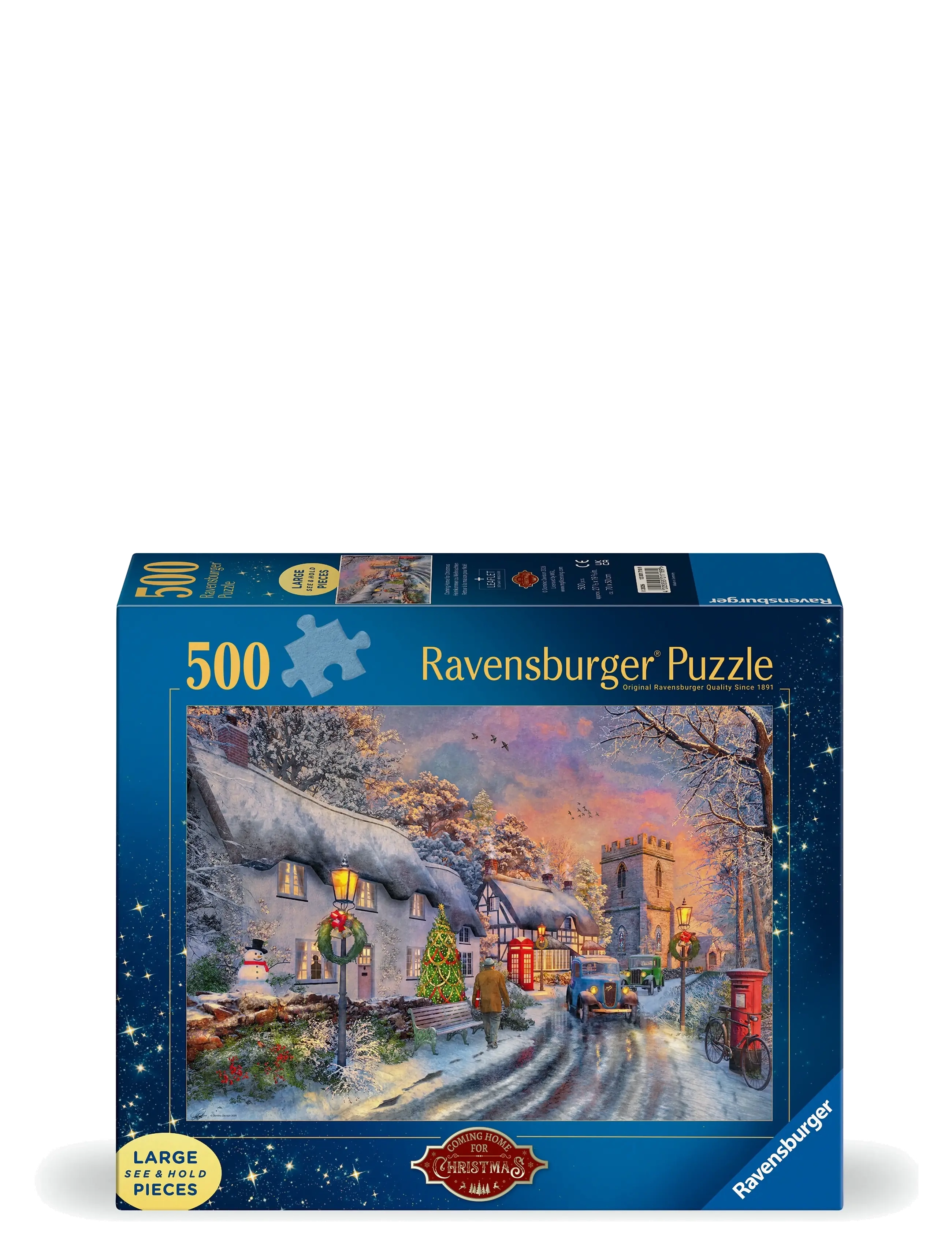 Ravensburger Coming Home For Christmas 500P Lf, Børn, Classic Puslespil, Multi/mønstret, Str: ONE SIZE