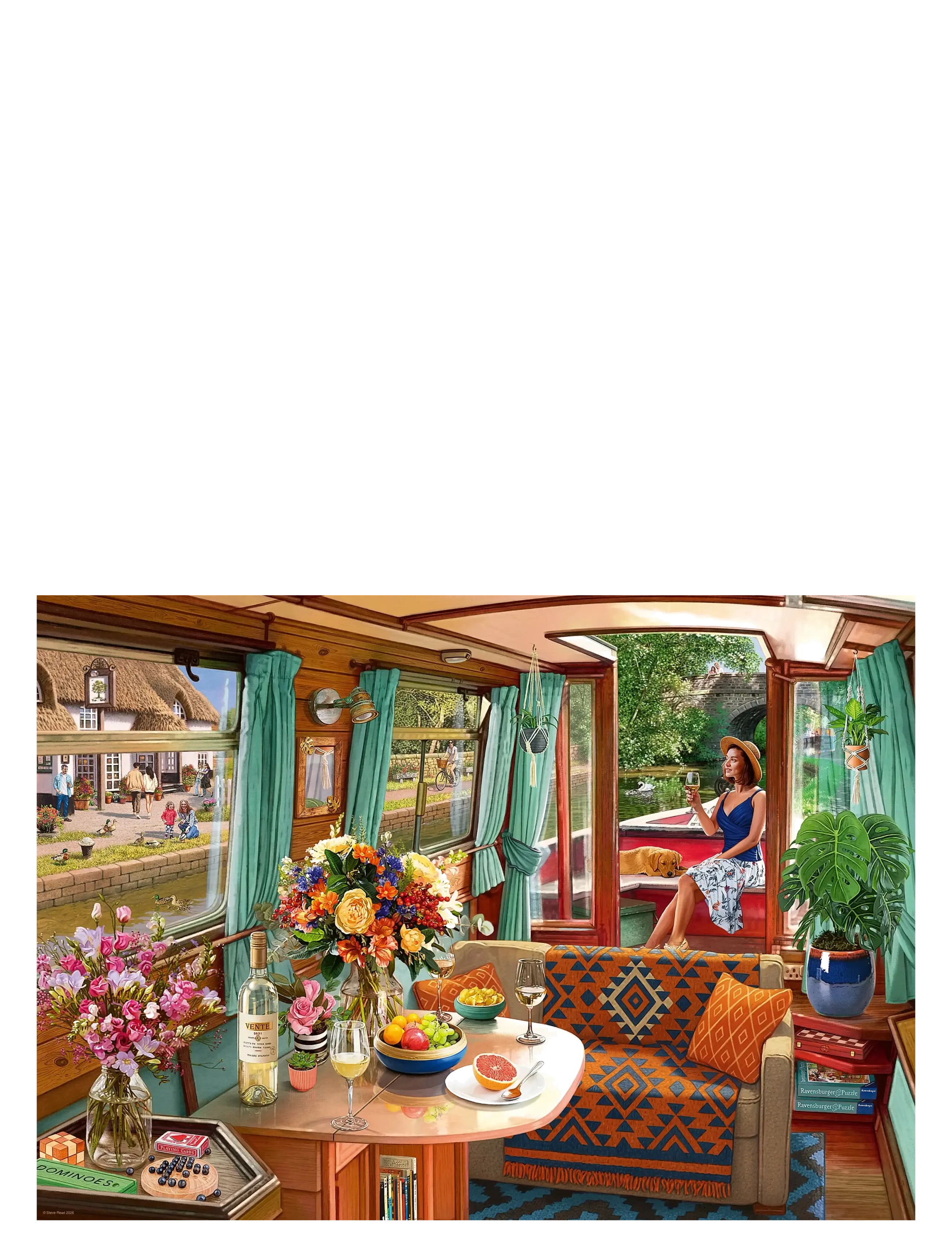 Ravensburger - The View from My Window No.1 Canal 1000p - multi coloured - 1