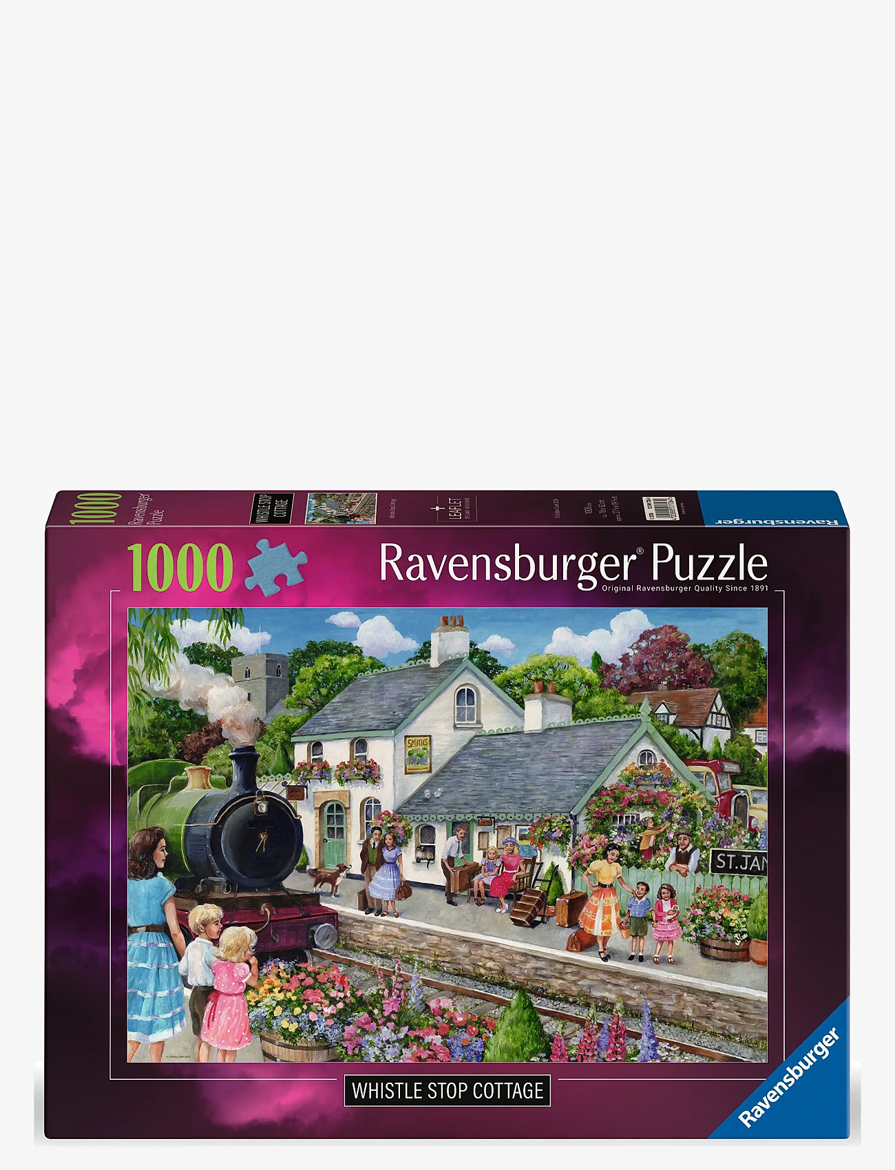 Ravensburger - Whistle Stop Cottage 1000p - klassiska pussel - multi coloured - 0