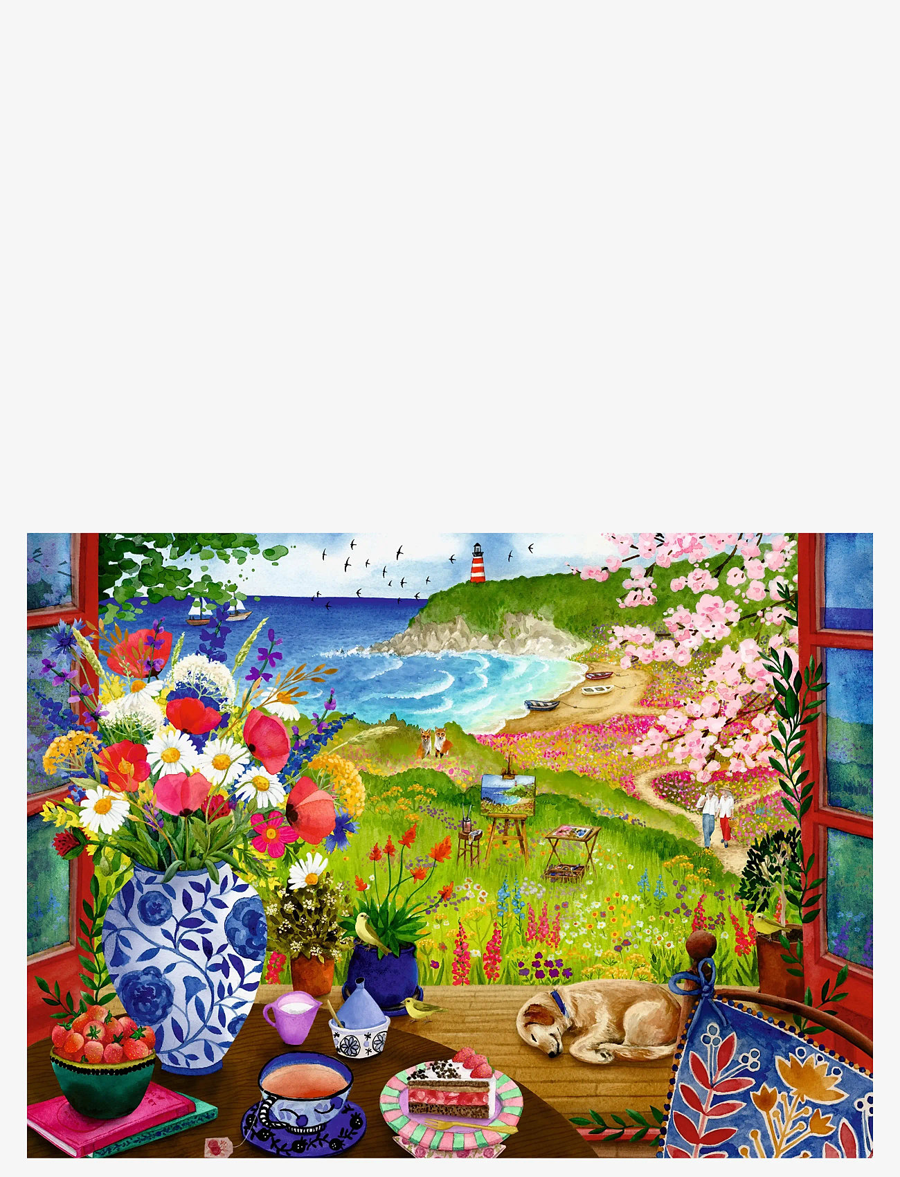 Ravensburger - View Out The Window 100p Ad - klassiska pussel - multi coloured - 1