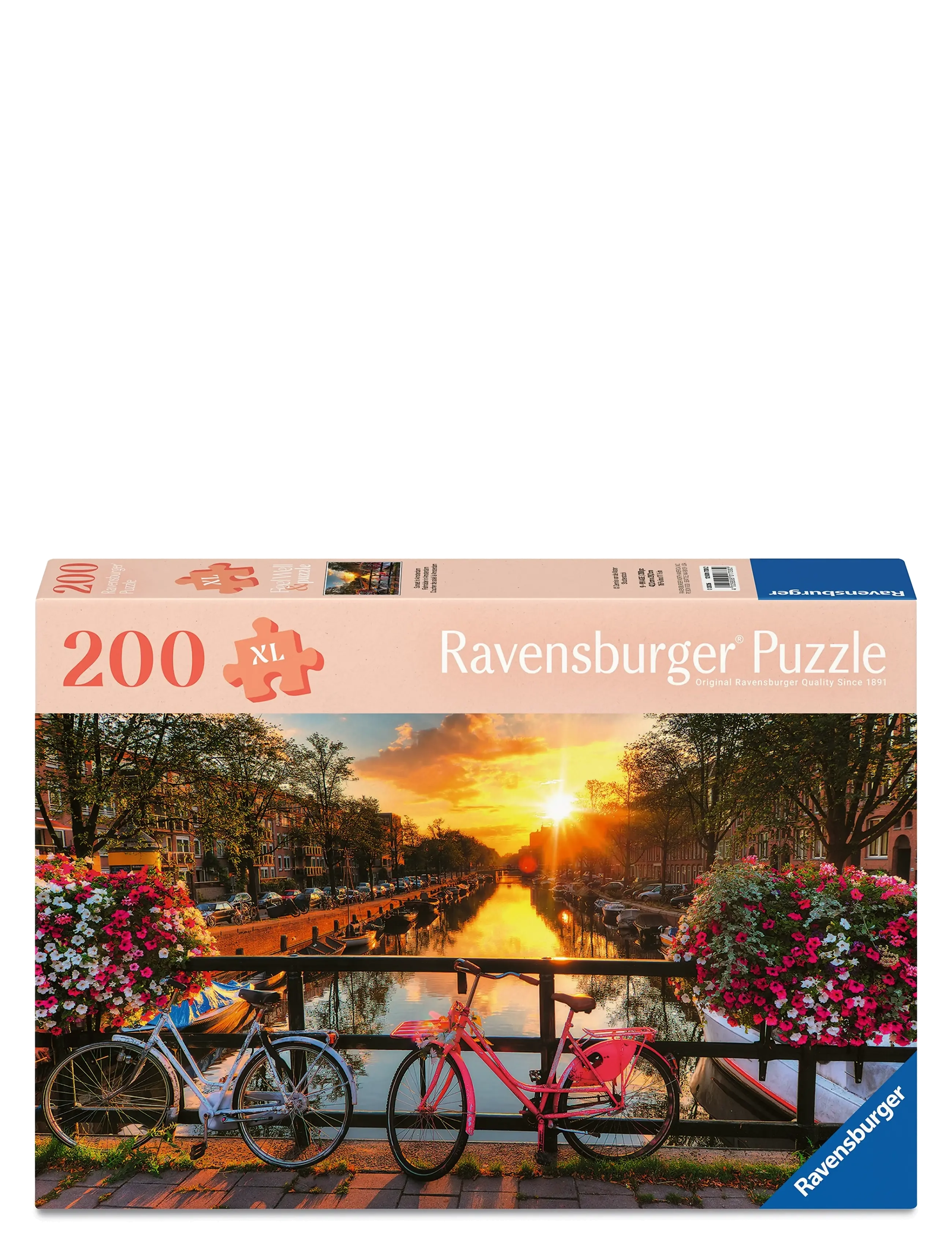 Ravensburger Sunset in Amsterdam 200p Ad - Inredning - MULTI COLOURED / pink/rose