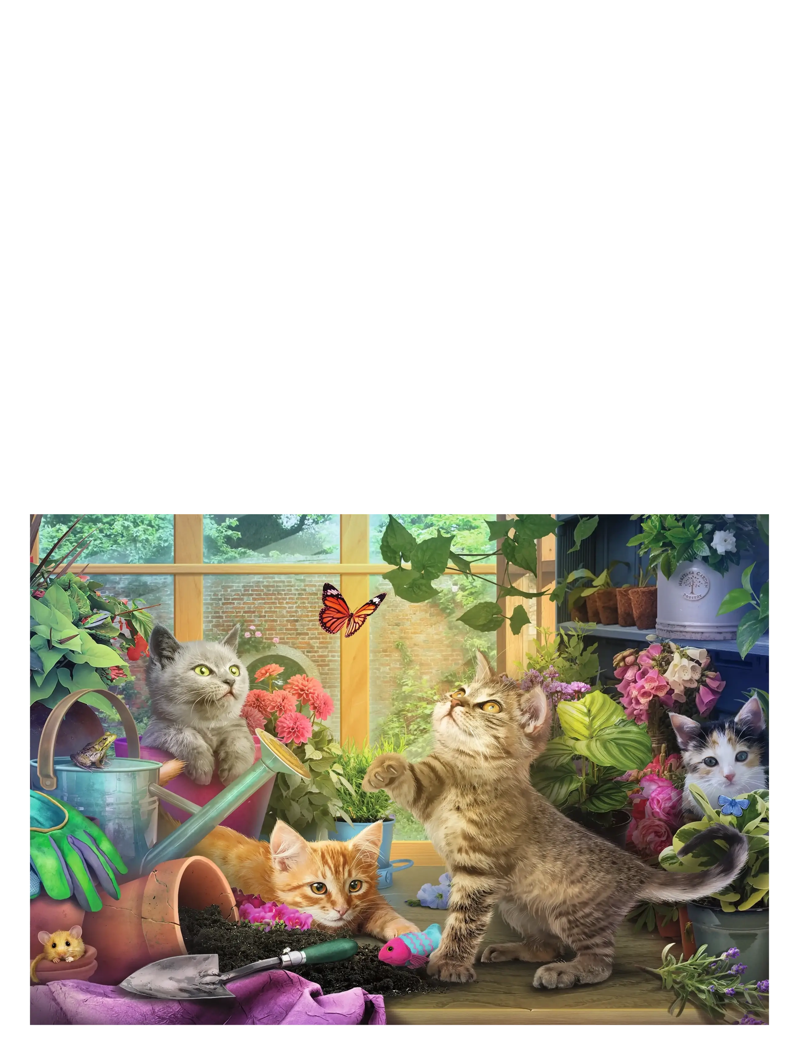 Ravensburger - Cheeky Cats 200p Ad - klassiske puslespil - multi coloured - 1