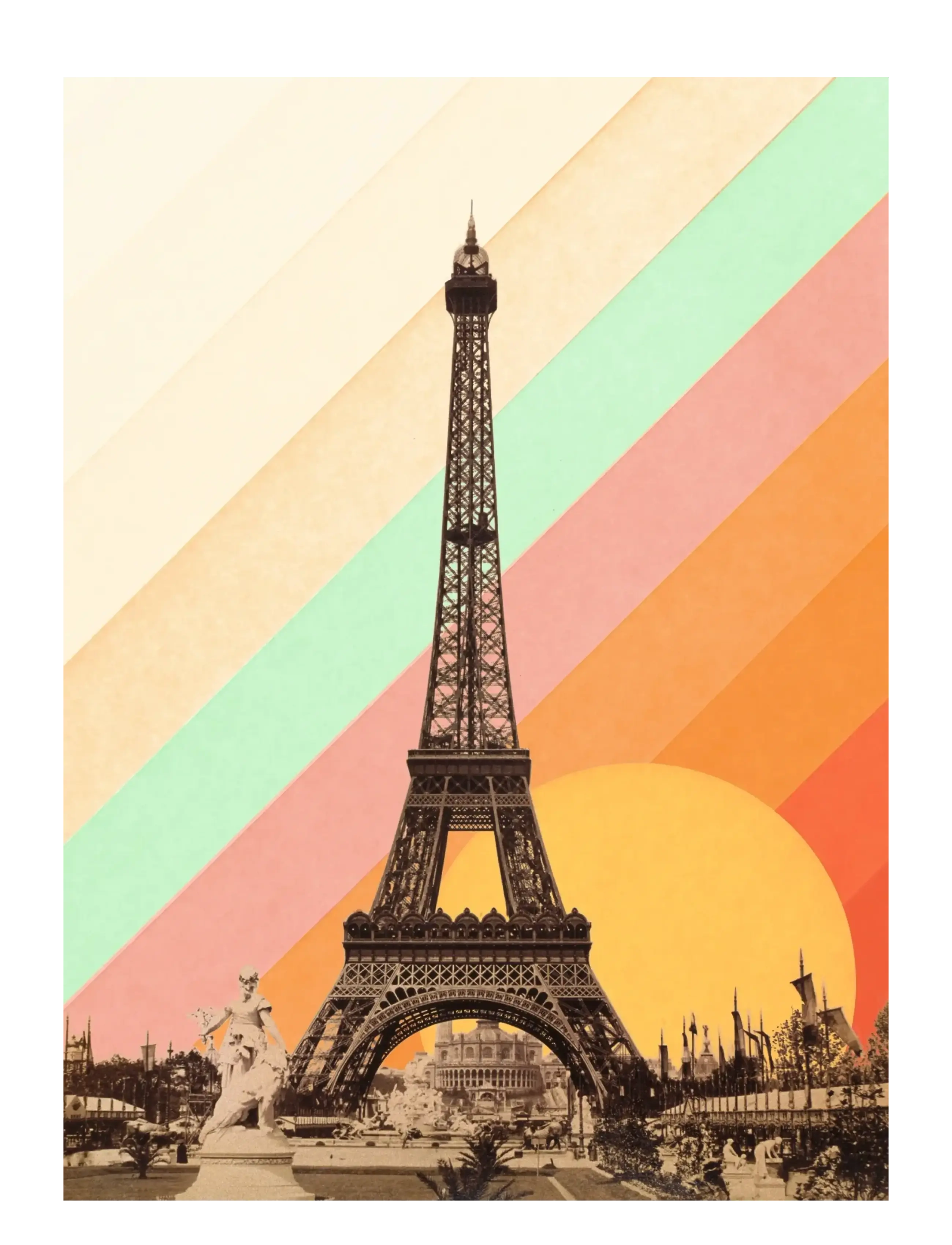 Ravensburger - Paris Rainbow 500p - klassiske puslespil - multi coloured - 1
