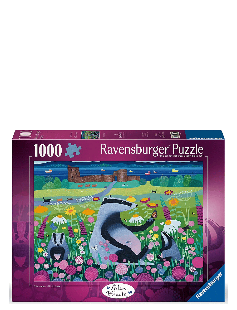 Ravensburger - Meadow Mischief 1000p - klassiset palapelit - multi coloured - 0