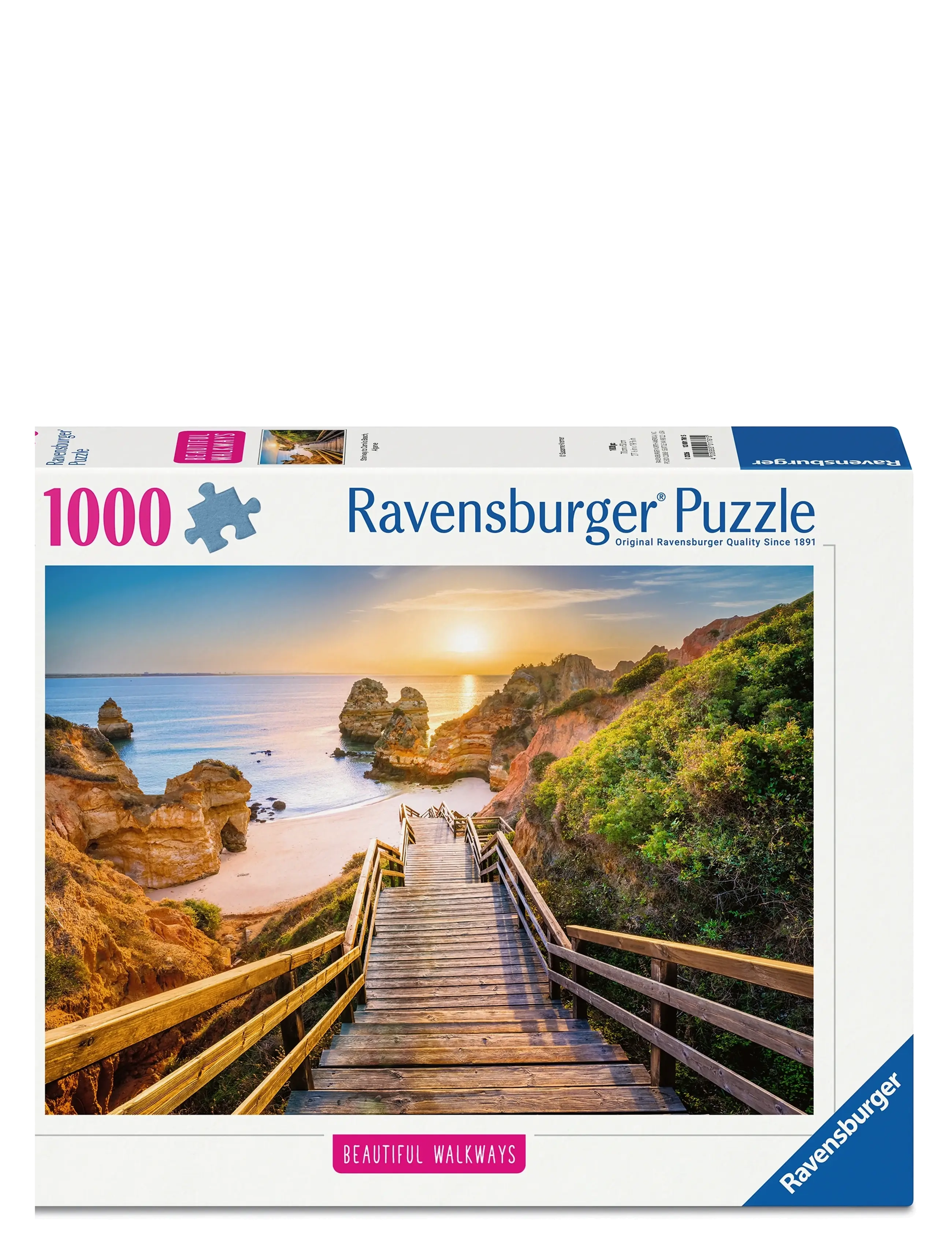 Ravensburger Stairway to Camilo Beach, Algarve 1000p - Legetøj - MULTI COLOURED / multi