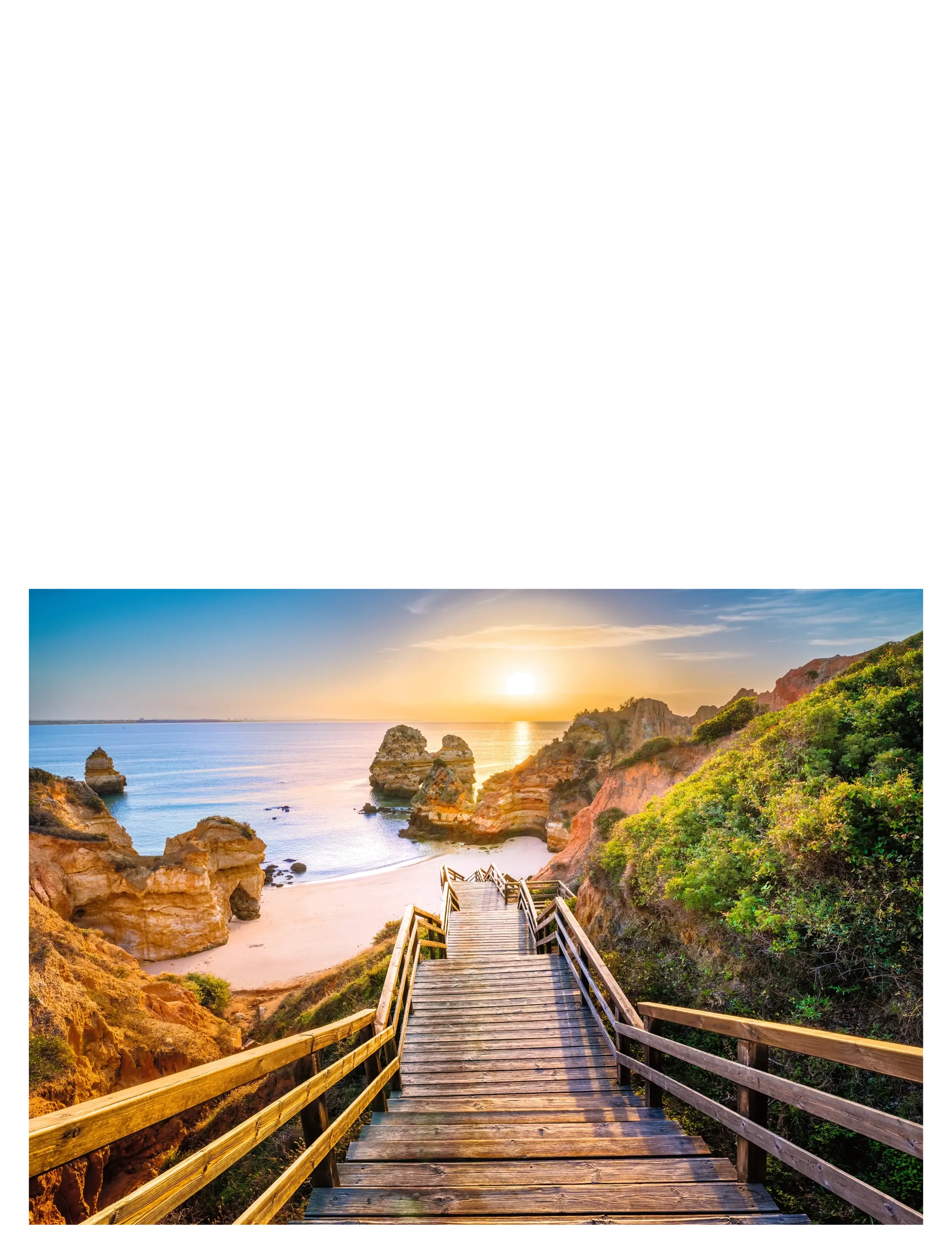 Ravensburger - Stairway to Camilo Beach, Algarve 1000p - klassiske puslespil - multi coloured - 1