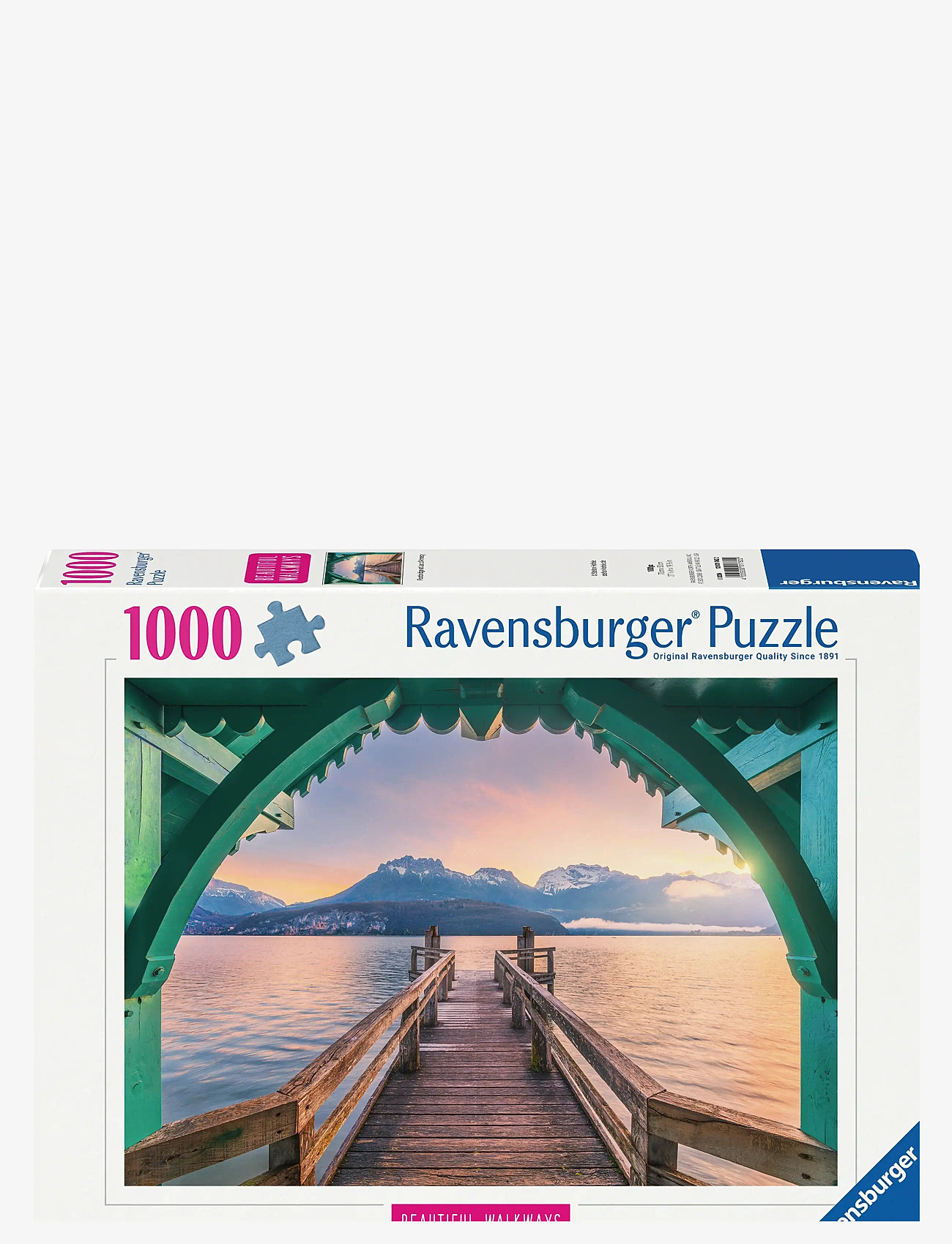 Ravensburger - Footbridge at Lac d'Annecy 1000p - klassiske puslespil - multi coloured - 0