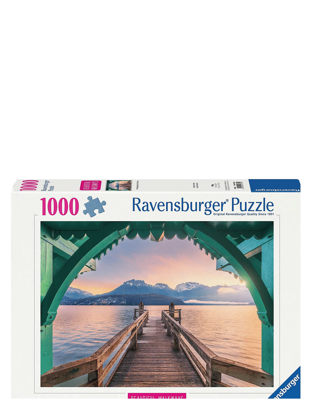 Footbridge at Lac d'Annecy 1000p - MULTI COLOURED