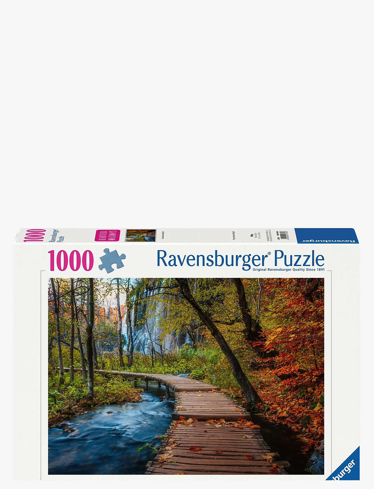 Ravensburger - Autumnal wood trail 1000p - klassiske puslespil - multi coloured - 0