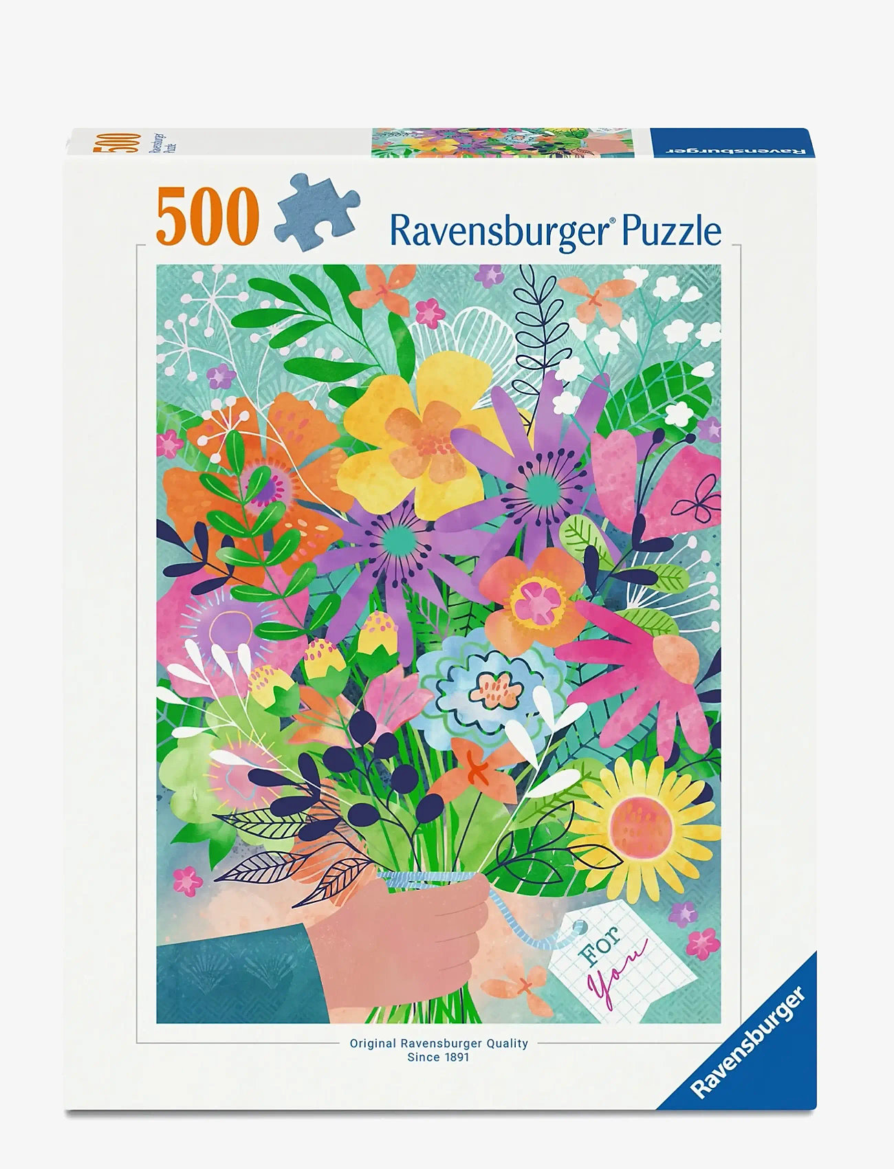 Ravensburger - Flowers for you 500p - klassiska pussel - multi coloured - 0