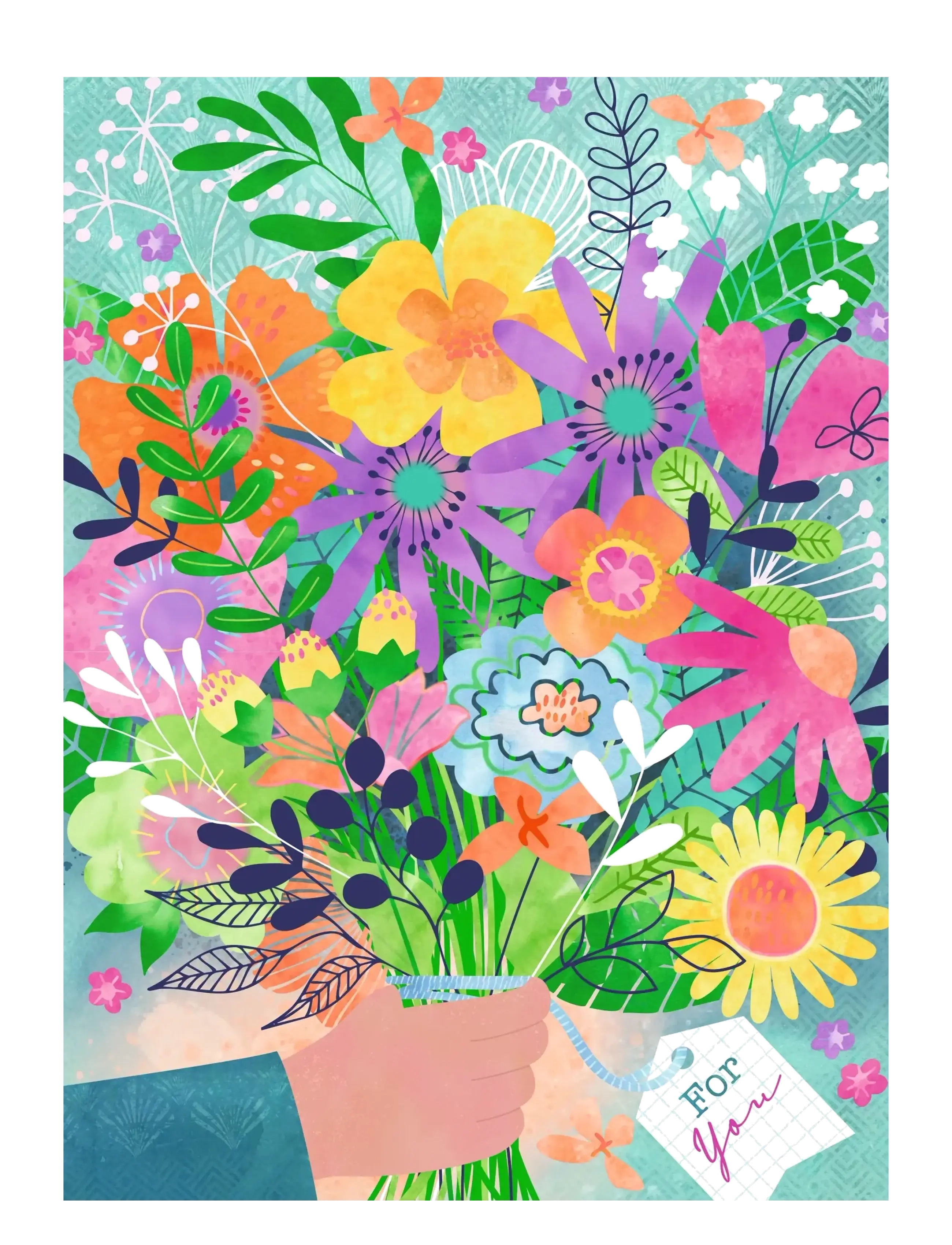 Ravensburger - Flowers for you 500p - klassiske puslespil - multi coloured - 1