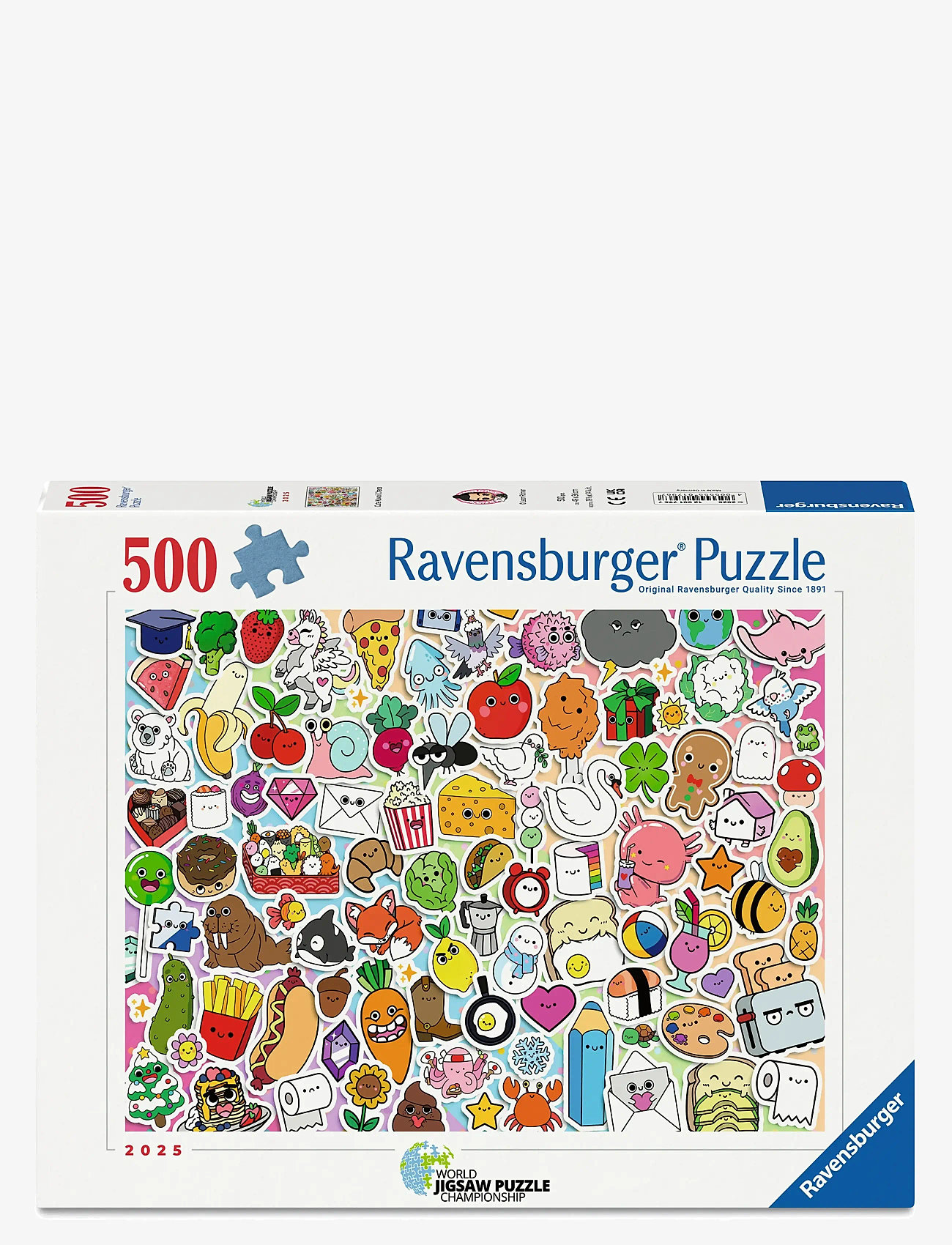 Ravensburger - Cute Kawaii Chaos 500p - klassiska pussel - multi coloured - 0