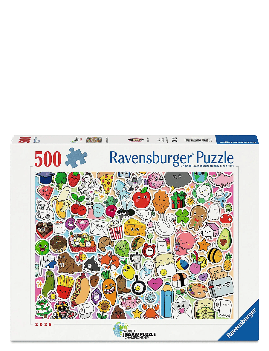 Ravensburger - Cute Kawaii Chaos 500p - klassiska pussel - multi coloured - 0